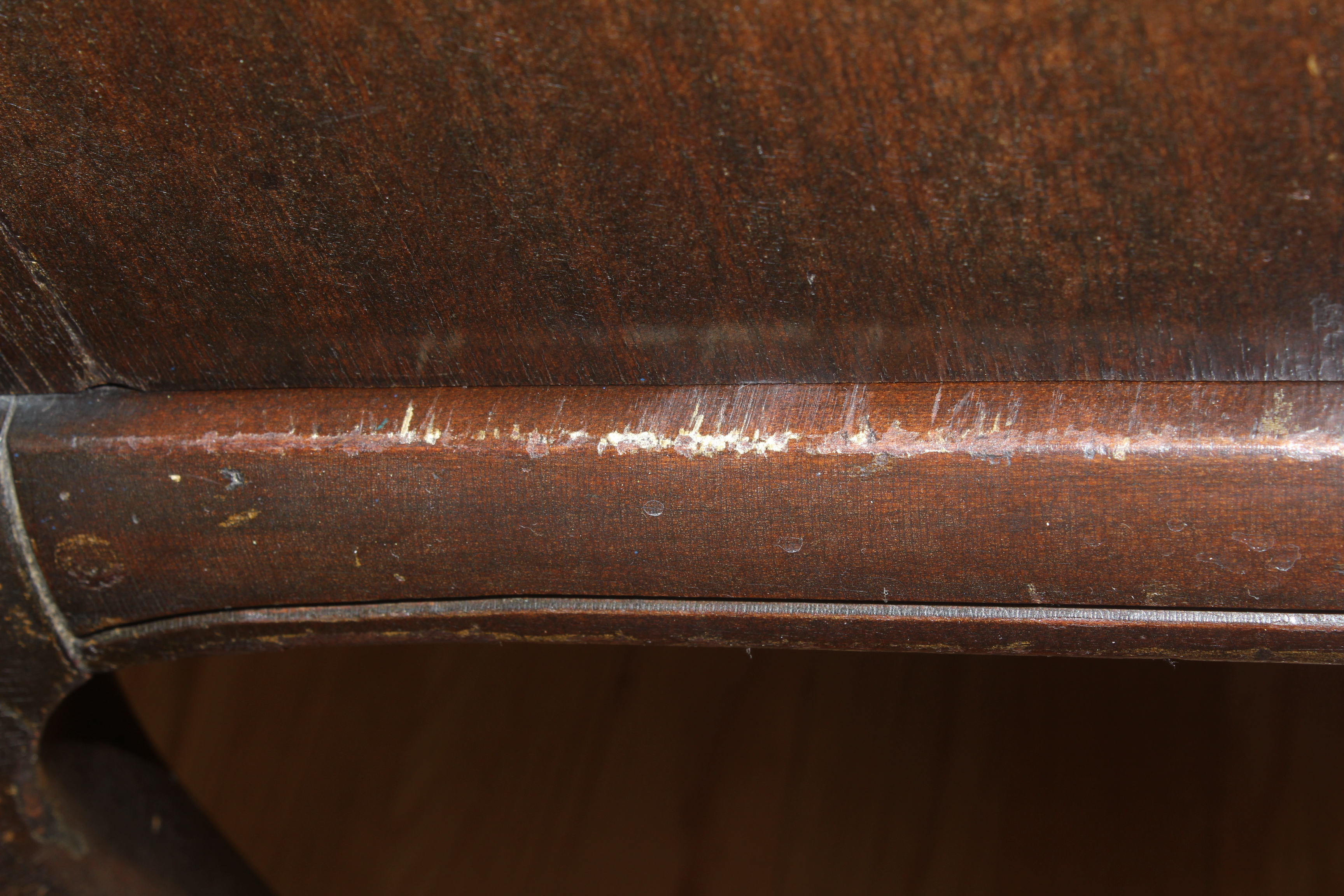 Antique Victrola Table and Record Selection