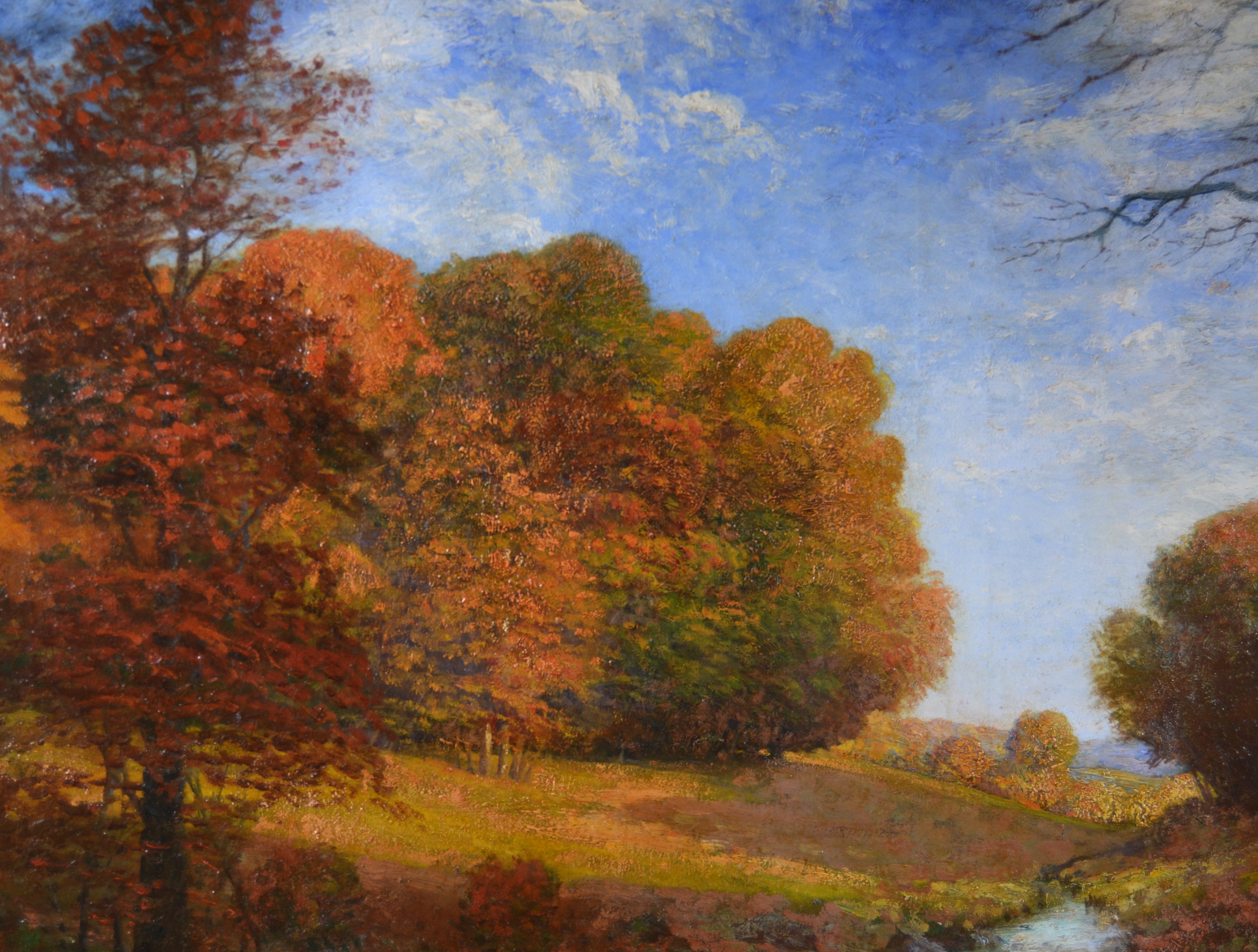 Maxwell Foster Oil Painting of Landscape, Early 20th Century