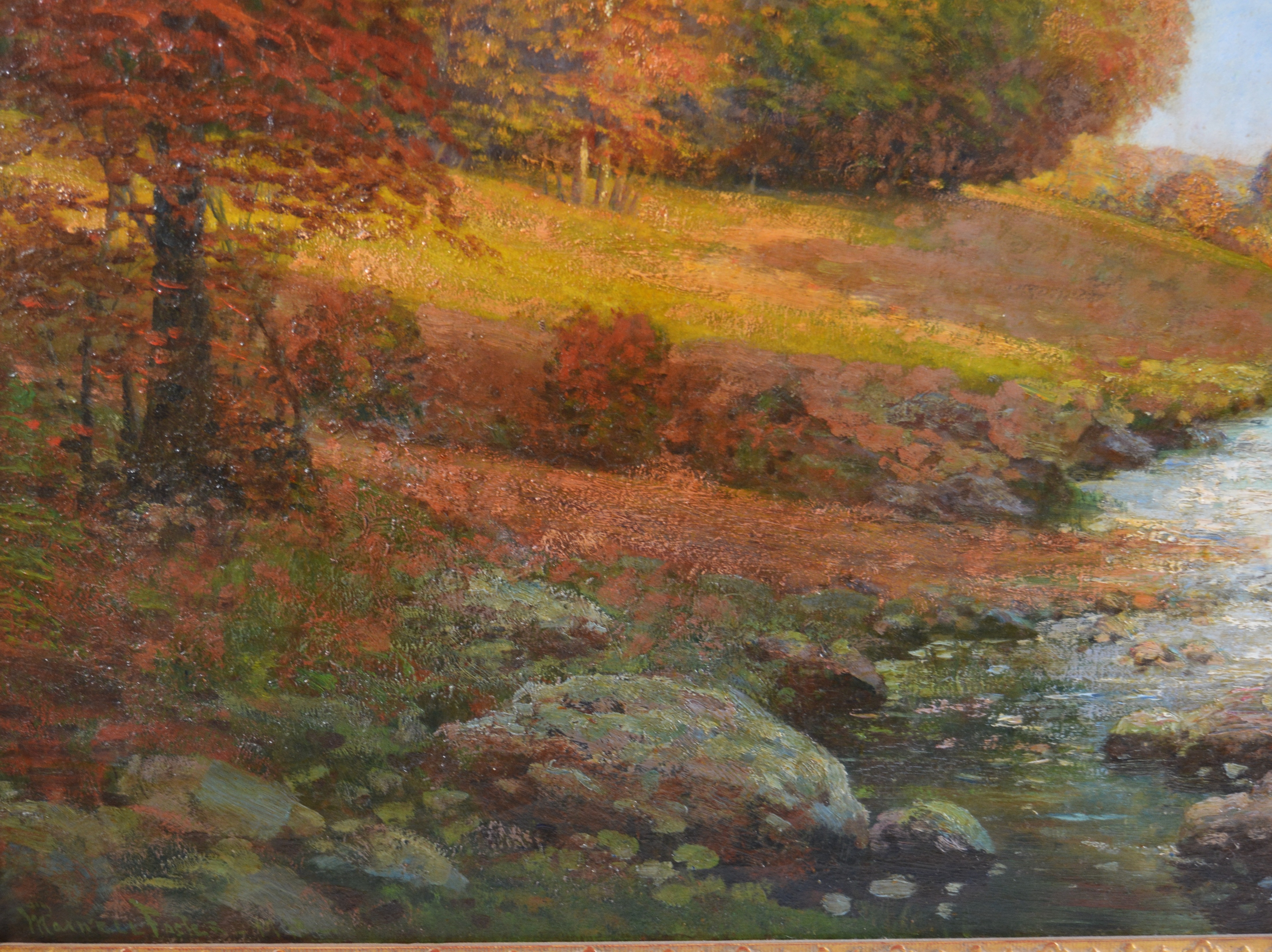 Maxwell Foster Oil Painting of Landscape, Early 20th Century