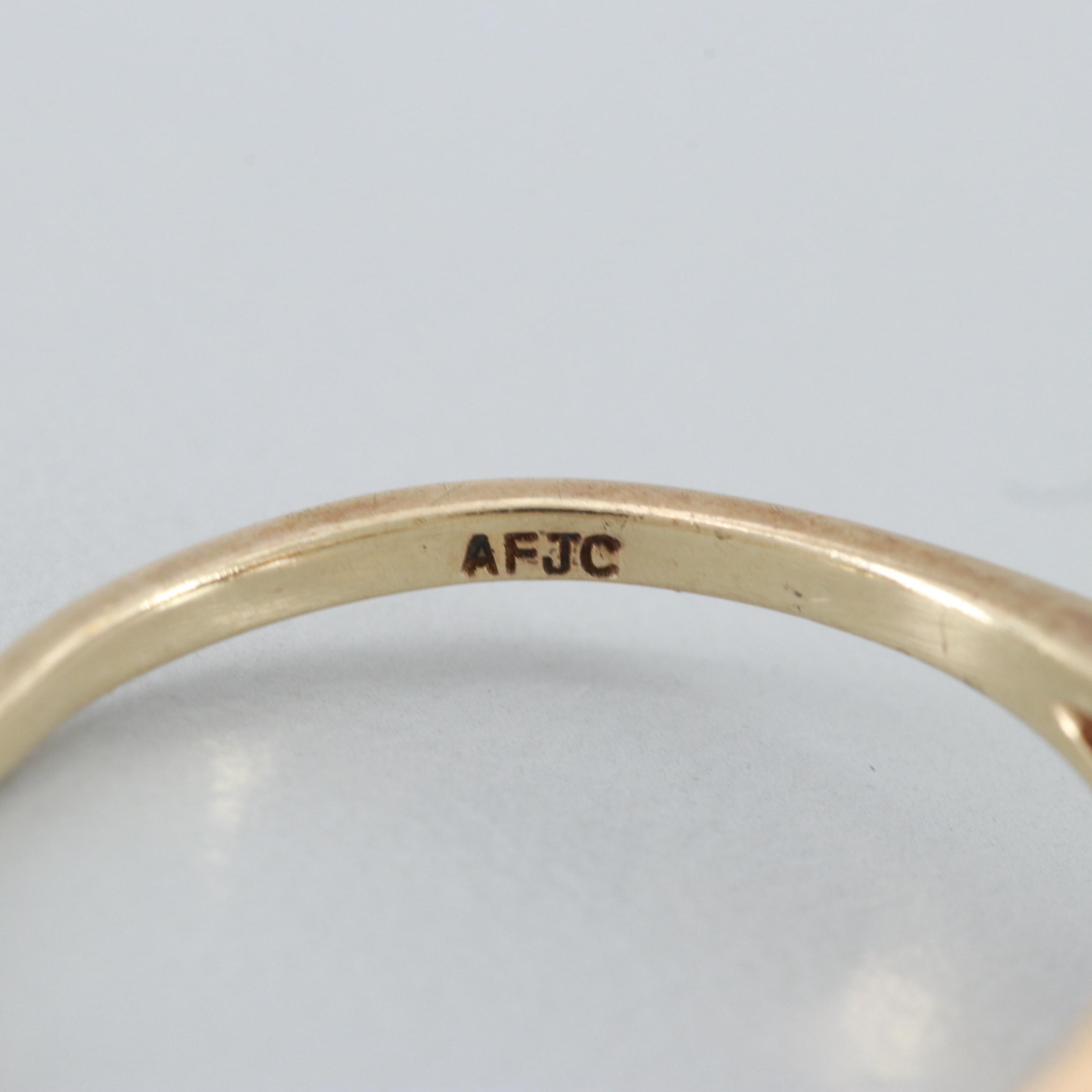 10K Yellow Gold Diamond Ring