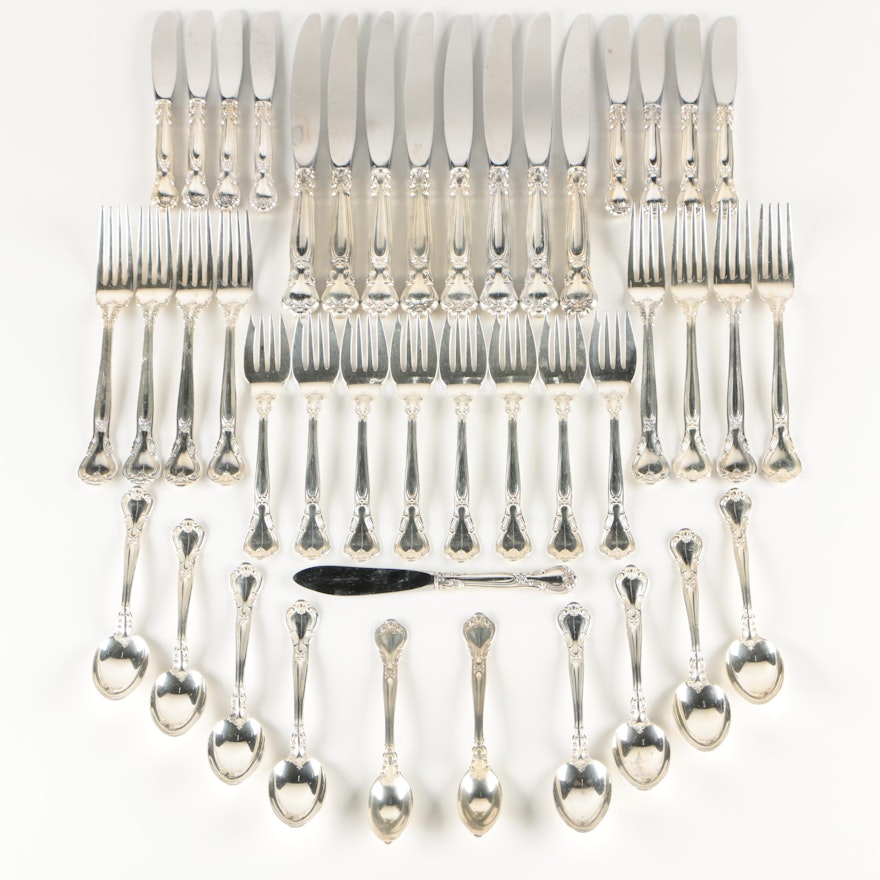 Gorham "Chantilly" Sterling Silver Flatware, Early 20th/Mid-Century