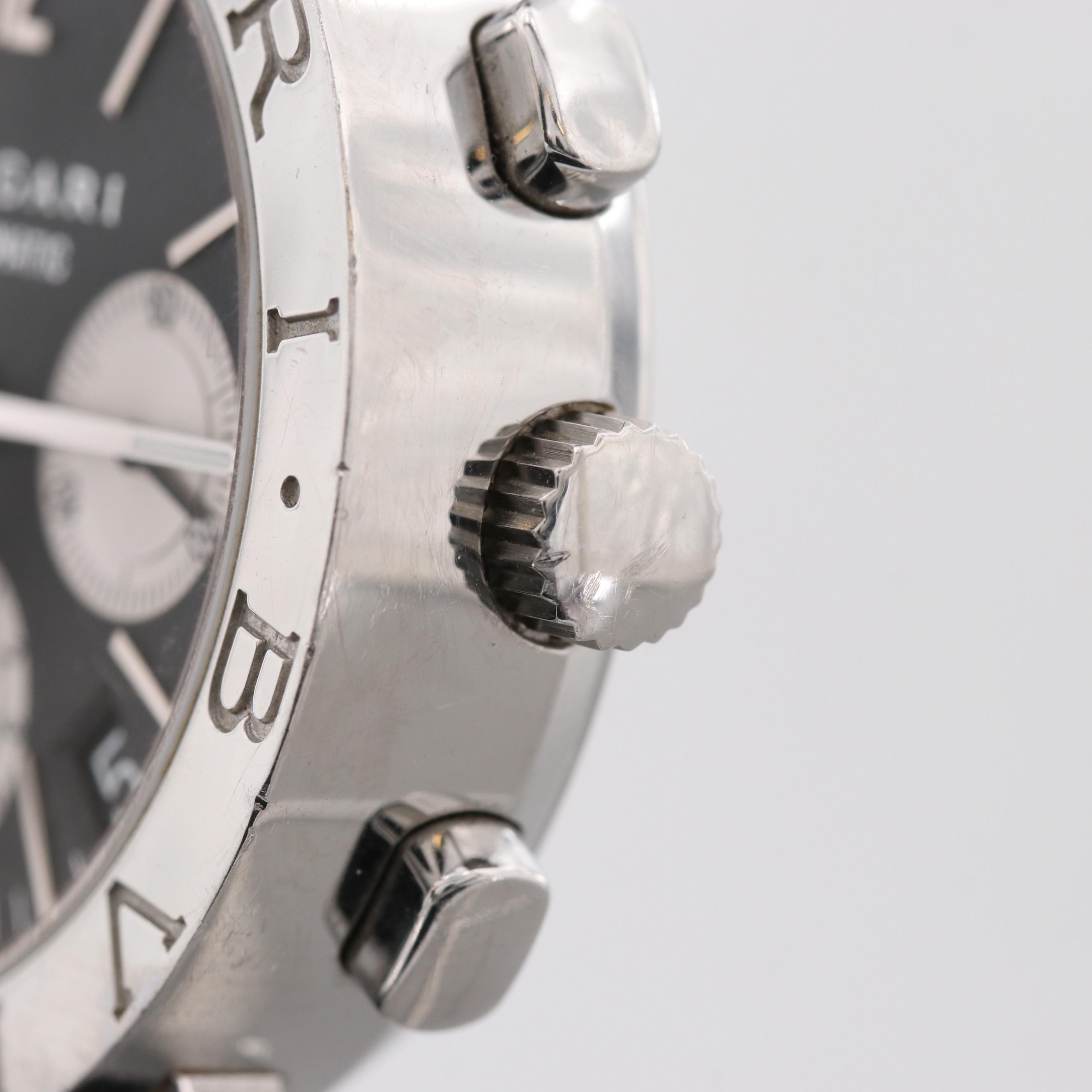 Bulgari Bulgari Stainless Steel Automatic Chronograph Watch