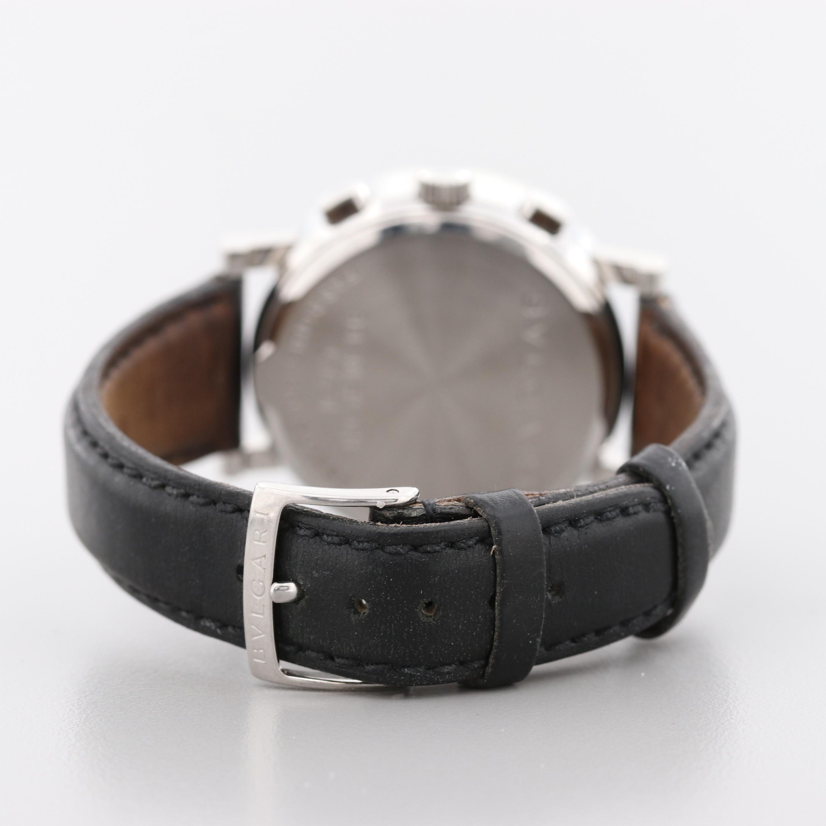 Bulgari Bulgari Stainless Steel Automatic Chronograph Watch