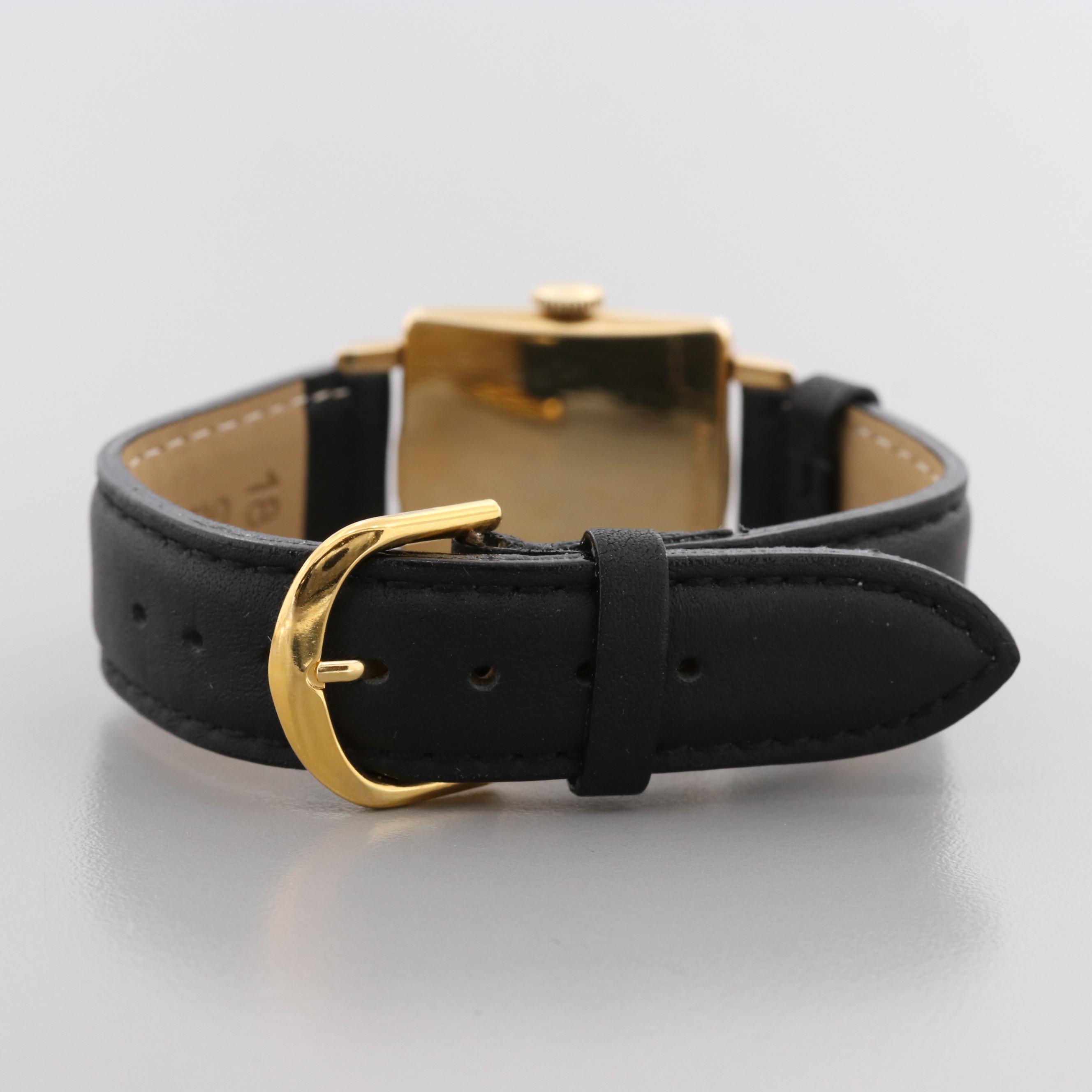 Circa 1950s Lord Elgin 14K Yellow Gold Watch