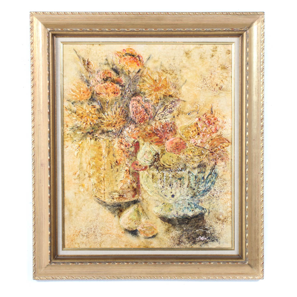 Mario Casini Still Life Oil Painting