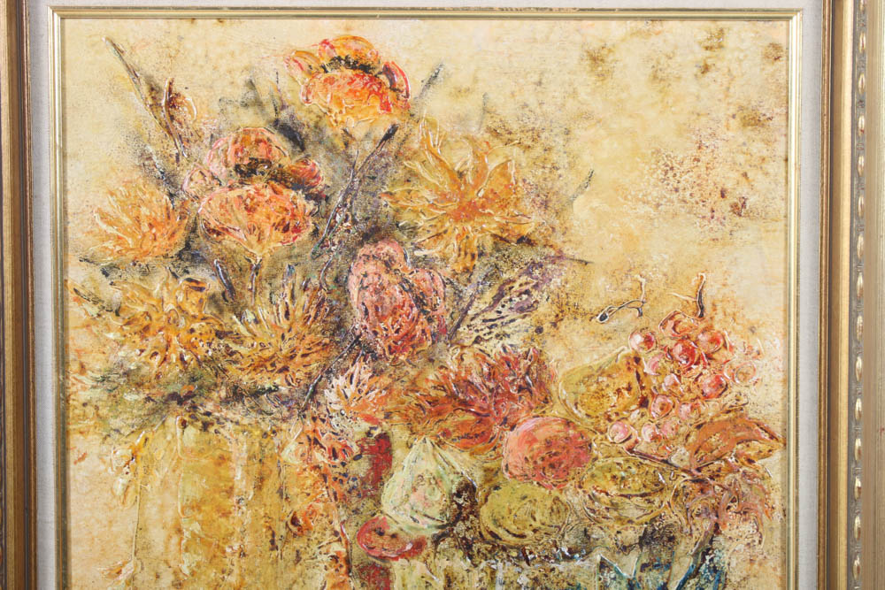 Mario Casini Still Life Oil Painting