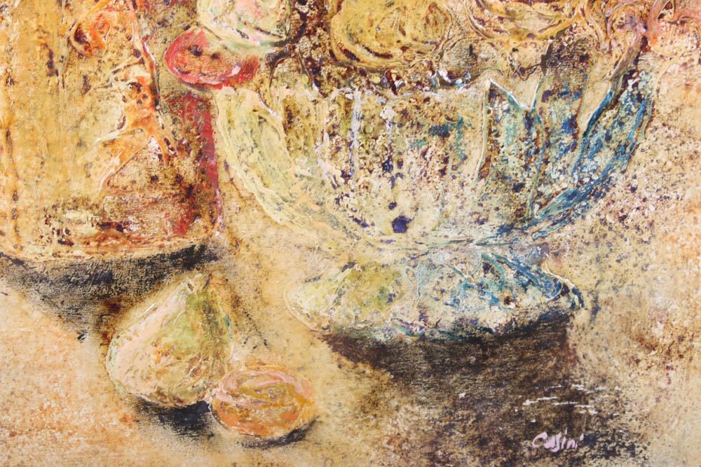 Mario Casini Still Life Oil Painting