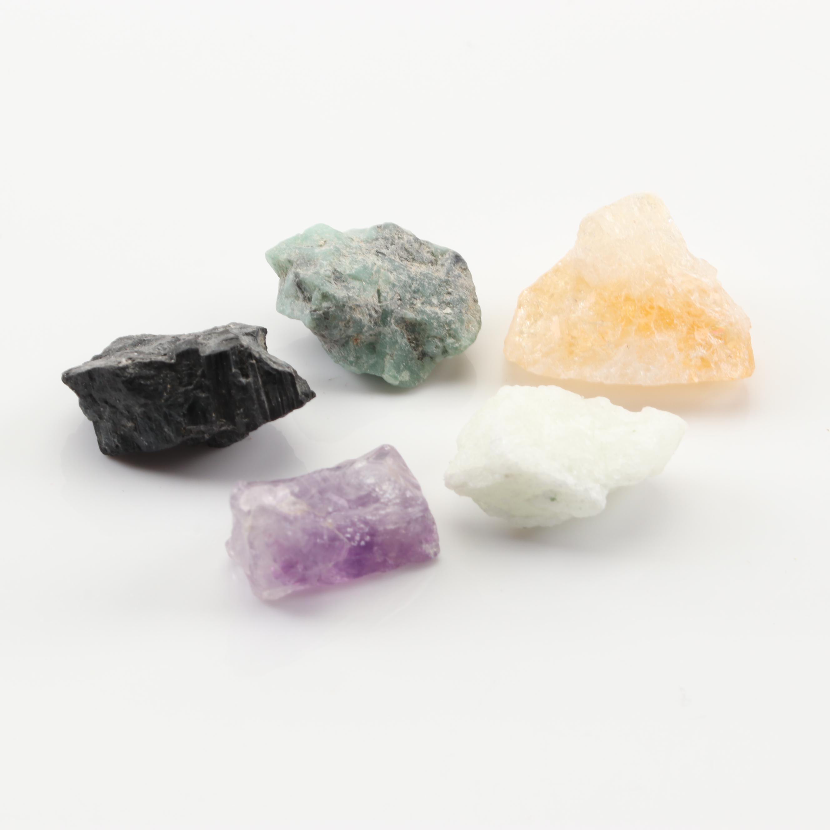 Loose Assorted Rough Gemstones