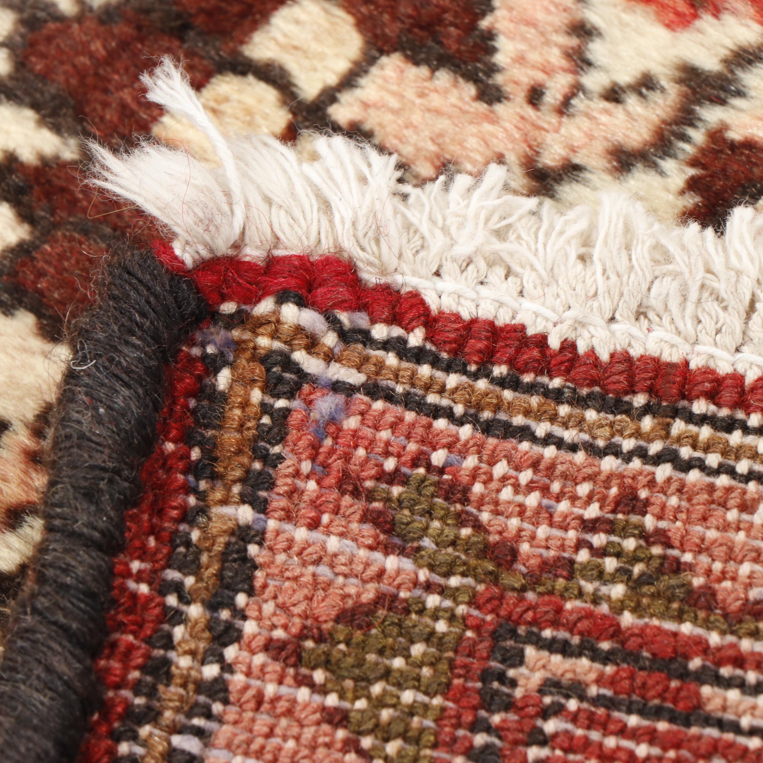 Hand-Knotted Persian Afshar Wool Rug
