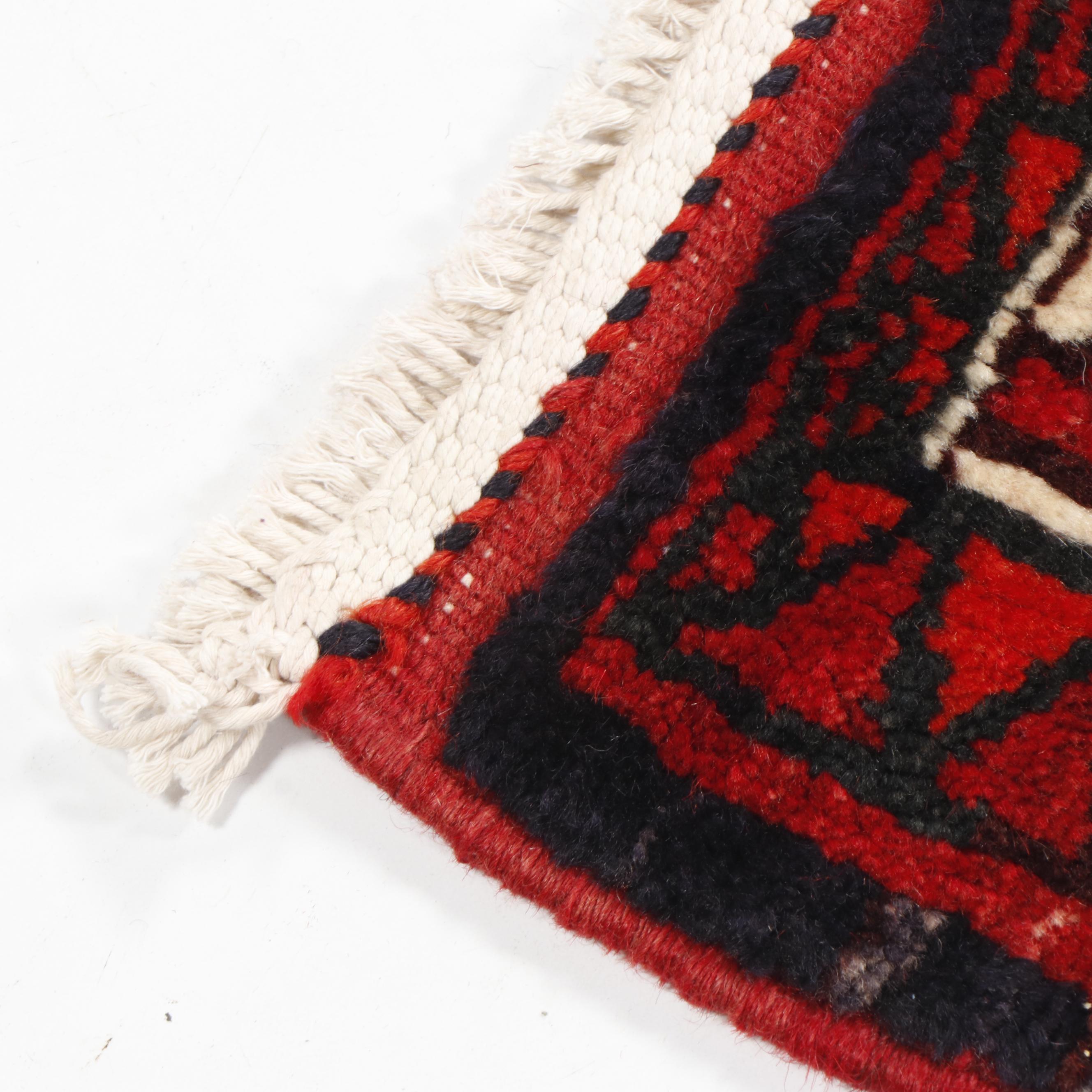 Hand-Knotted Caucasian Kazak Wool Rug