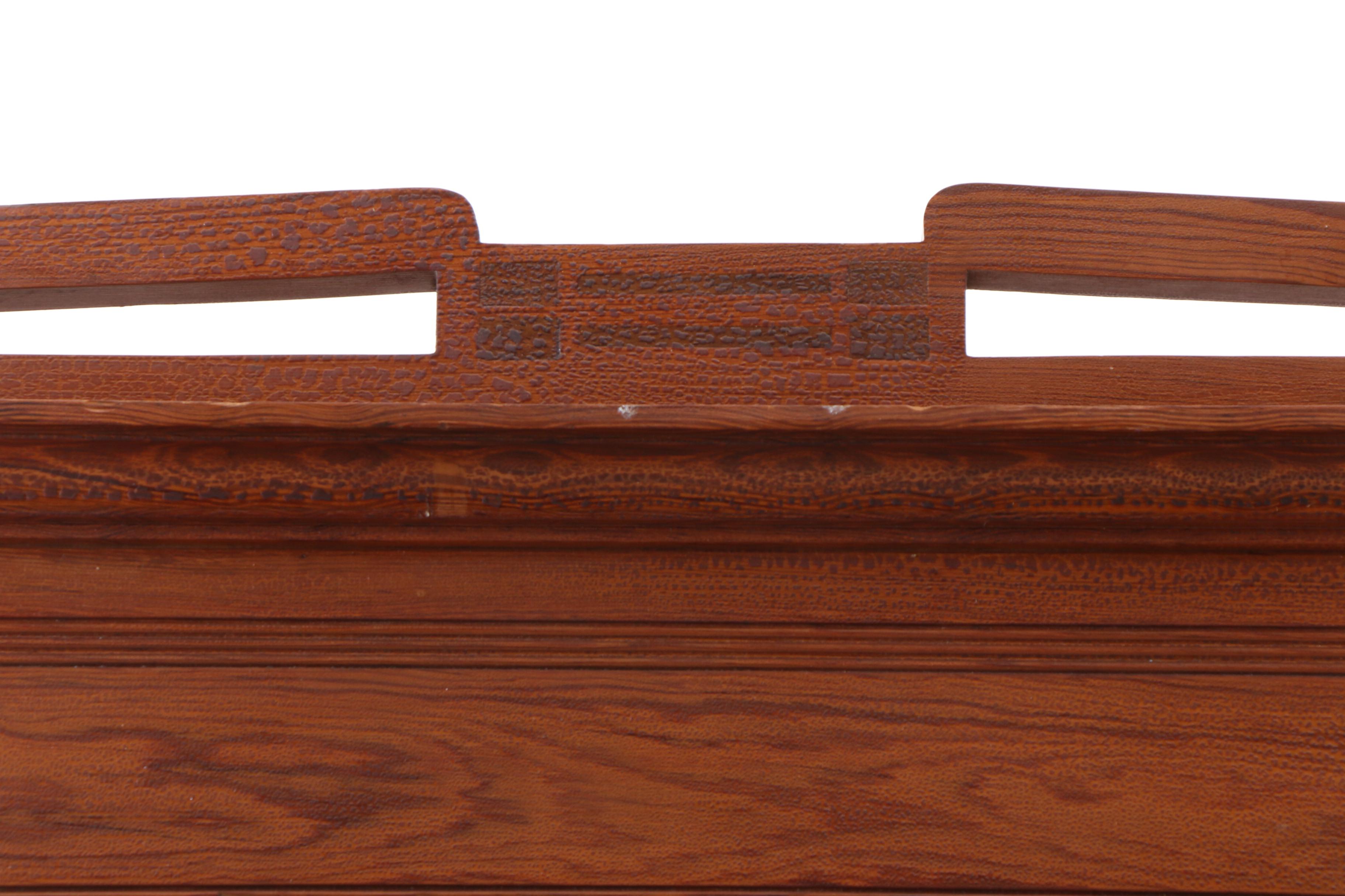 Yellow Pine Mirrored Wardrobe, Probably Southern, Early 20th Century