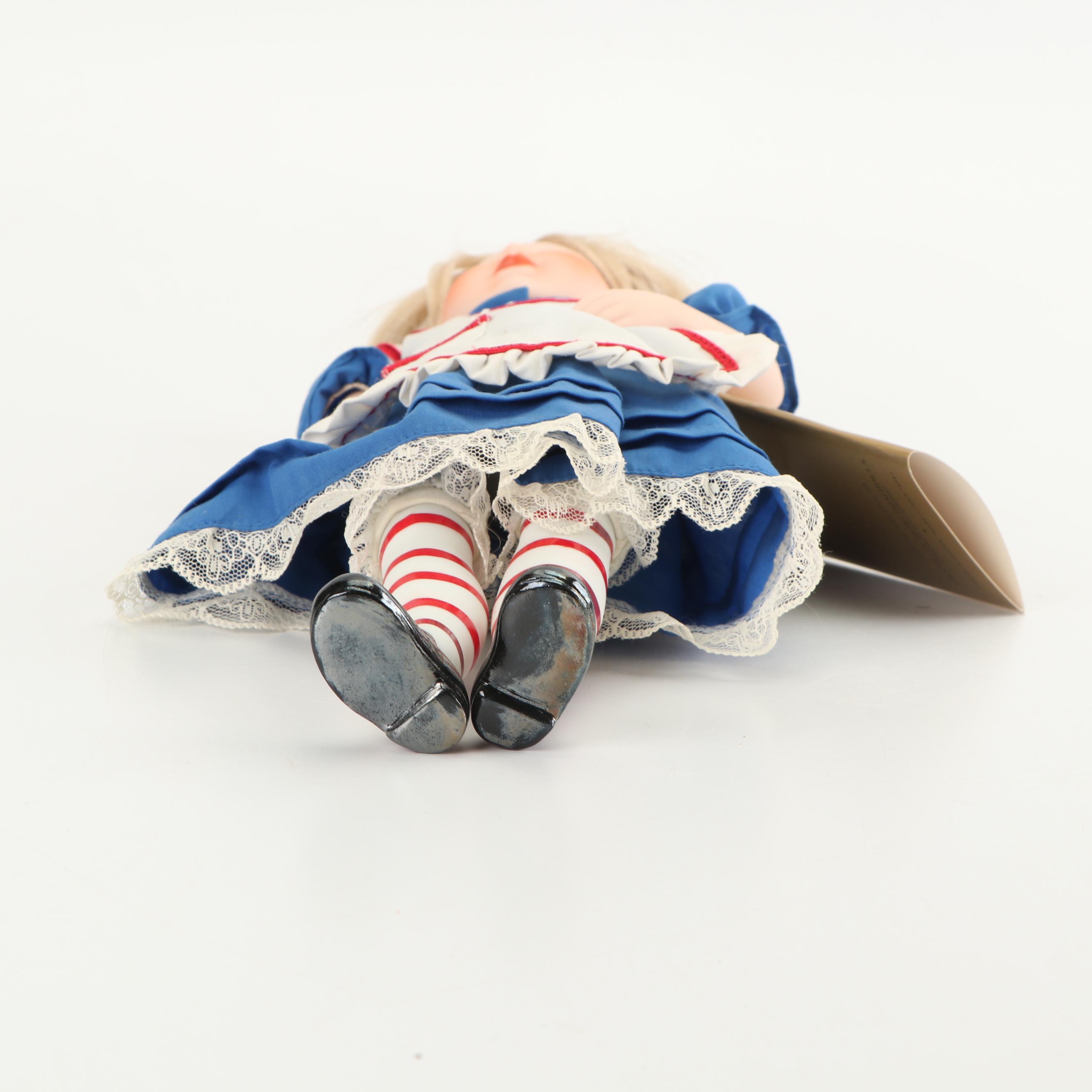 Franklin Heirloom "Alice in Wonderland" Porcelain Doll by Carol Lawson