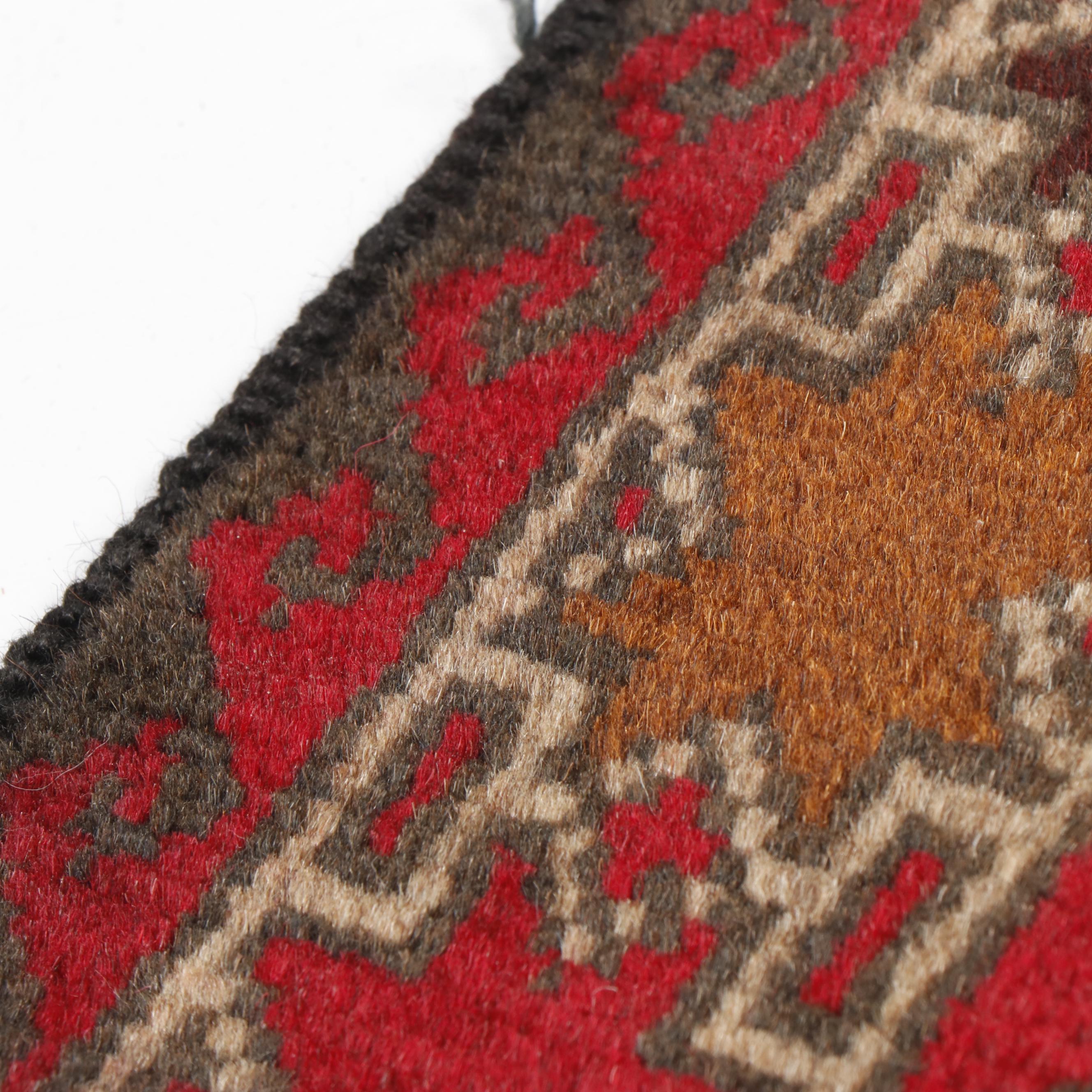 Contemporary Hand-Knotted Pakistani Baluch Wool Rug