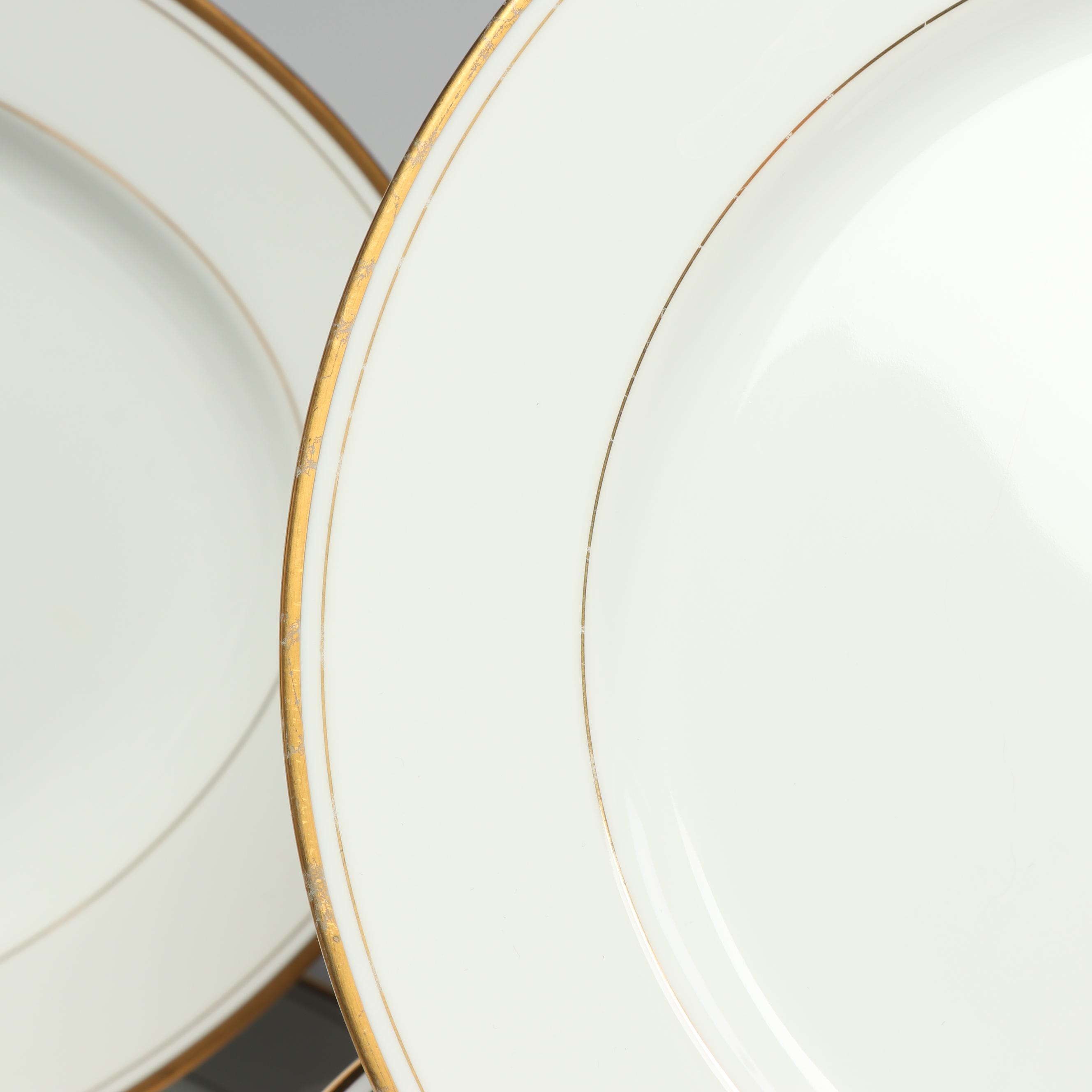 Fitz and Floyd "Palais" White Dinnerware, 1997