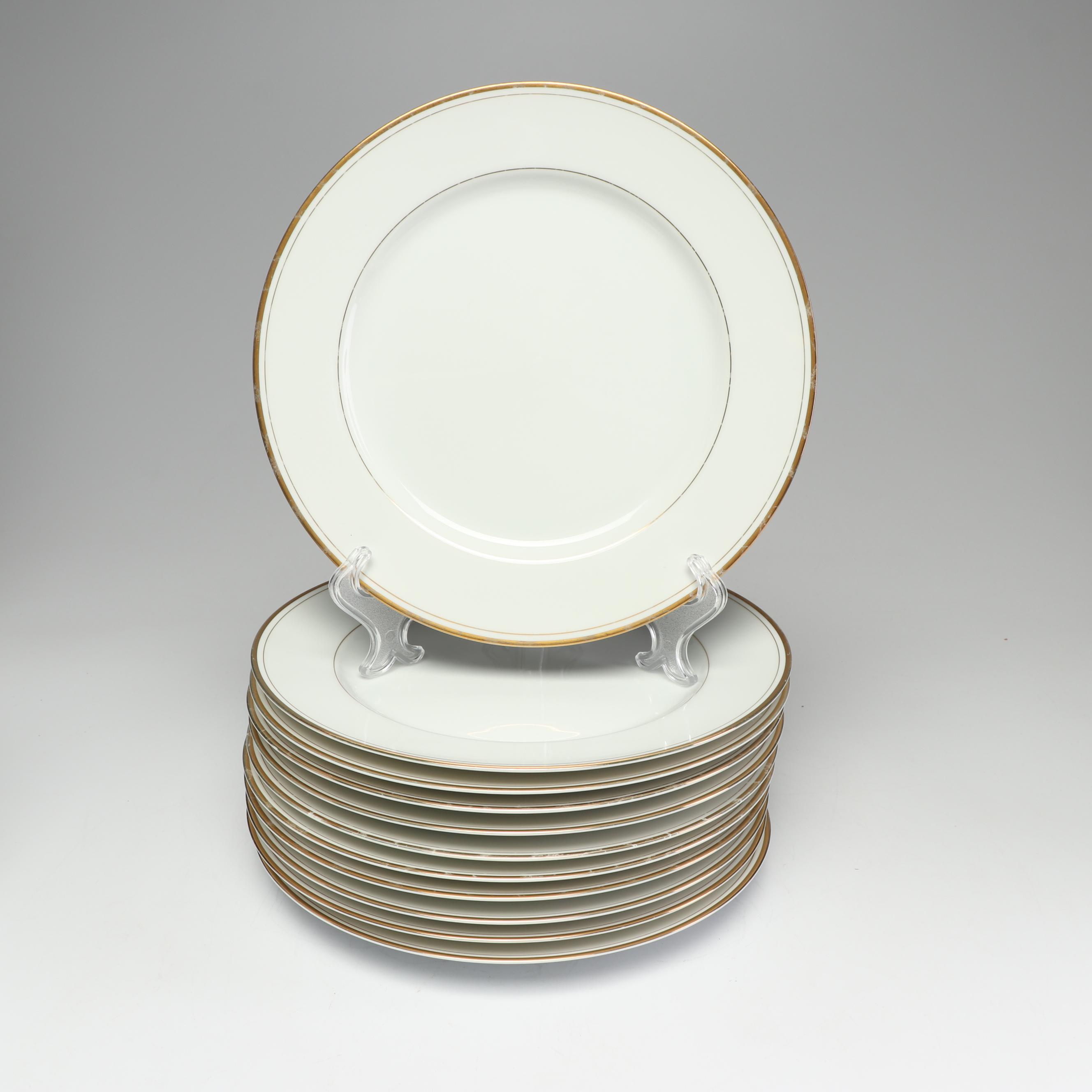 Fitz and Floyd "Palais" White Dinnerware, 1997