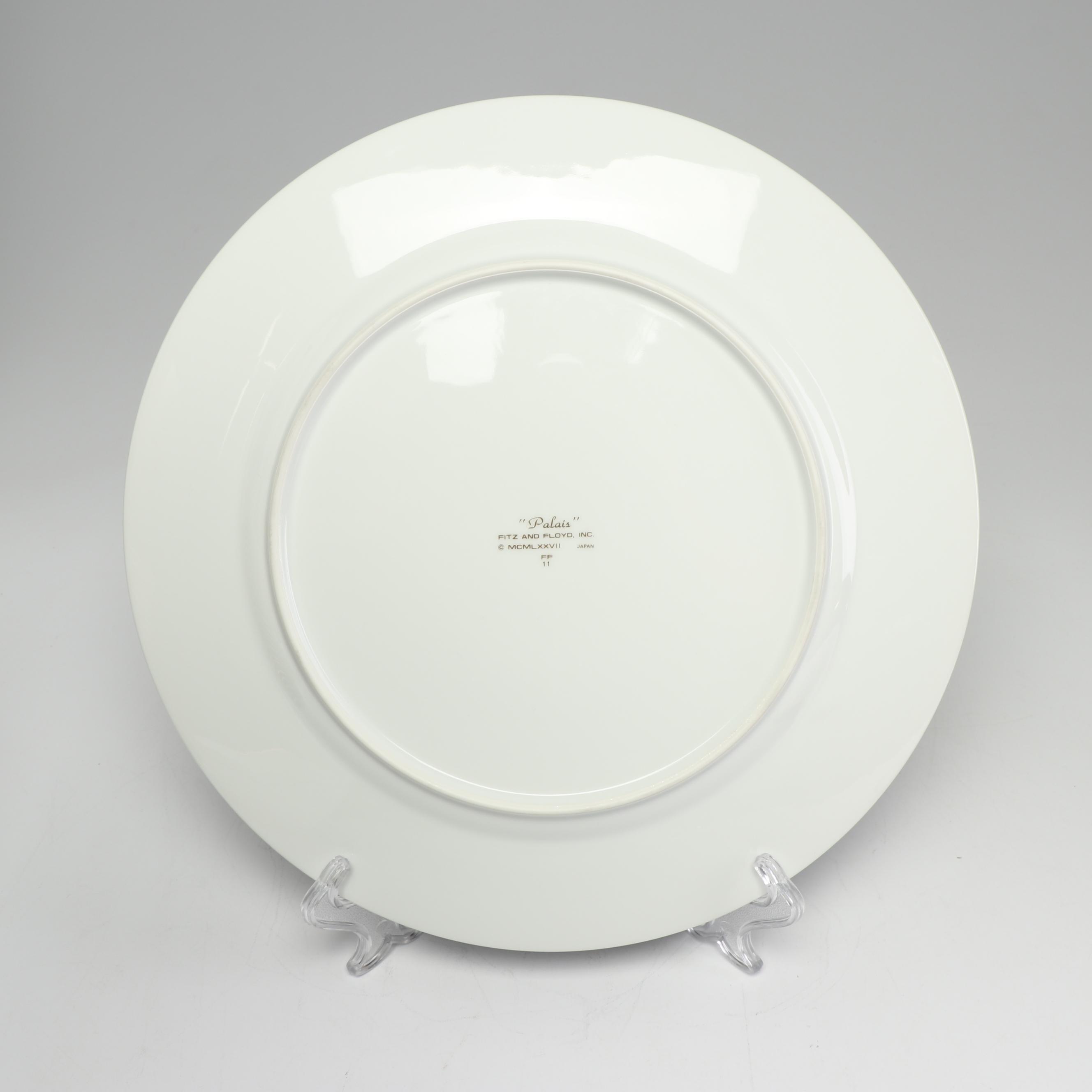 Fitz and Floyd "Palais" White Dinnerware, 1997