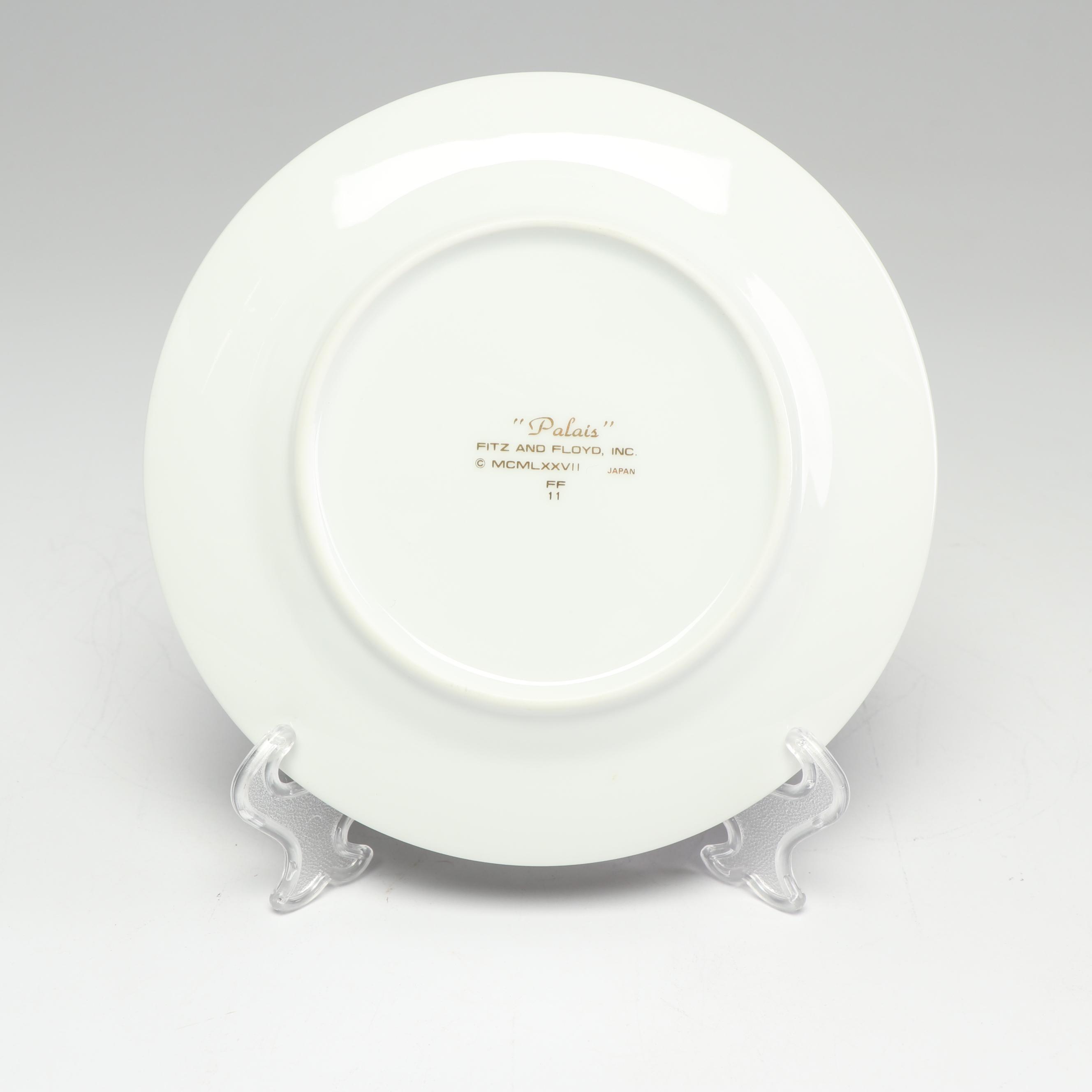 Fitz and Floyd "Palais" White Dinnerware, 1997