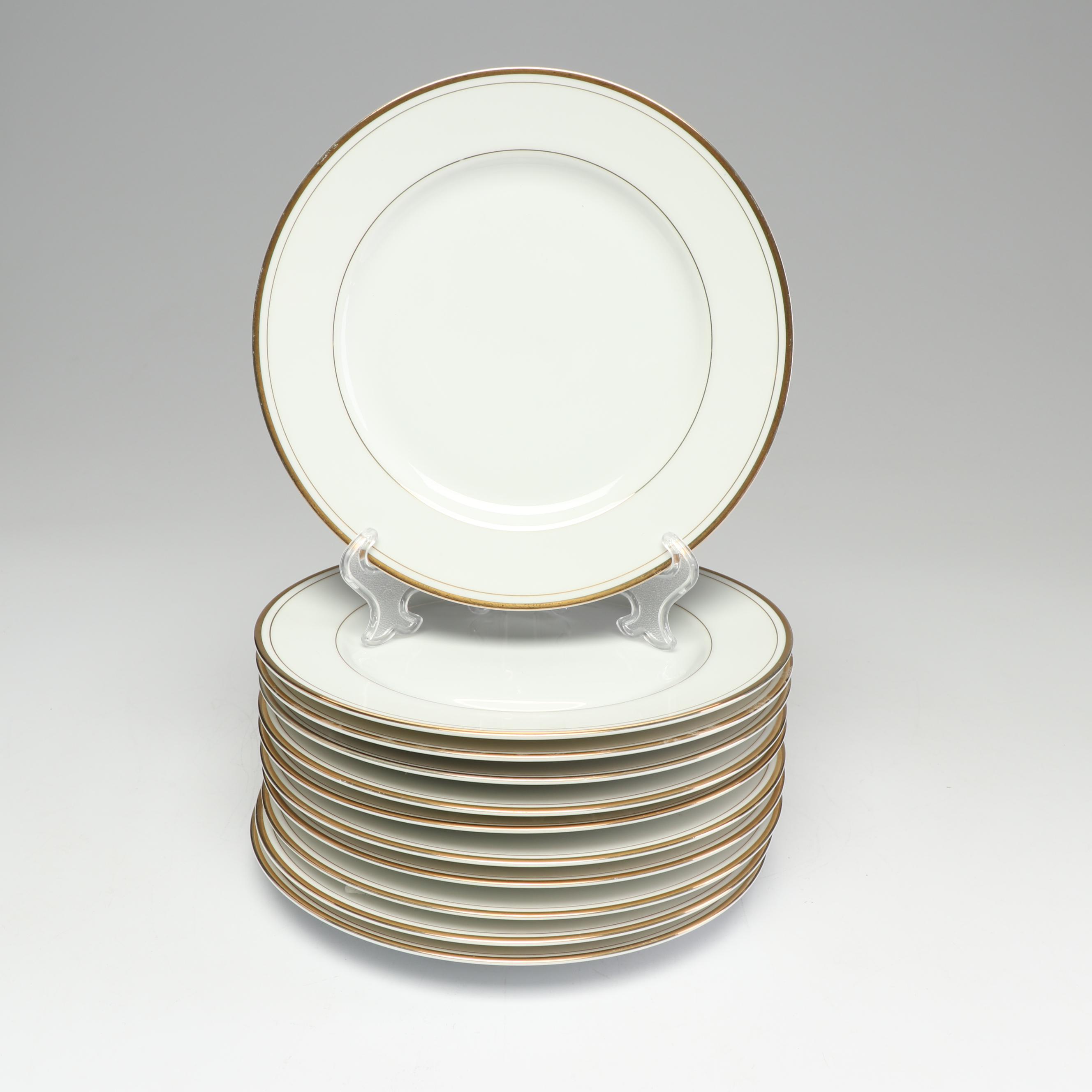 Fitz and Floyd "Palais" White Dinnerware, 1997