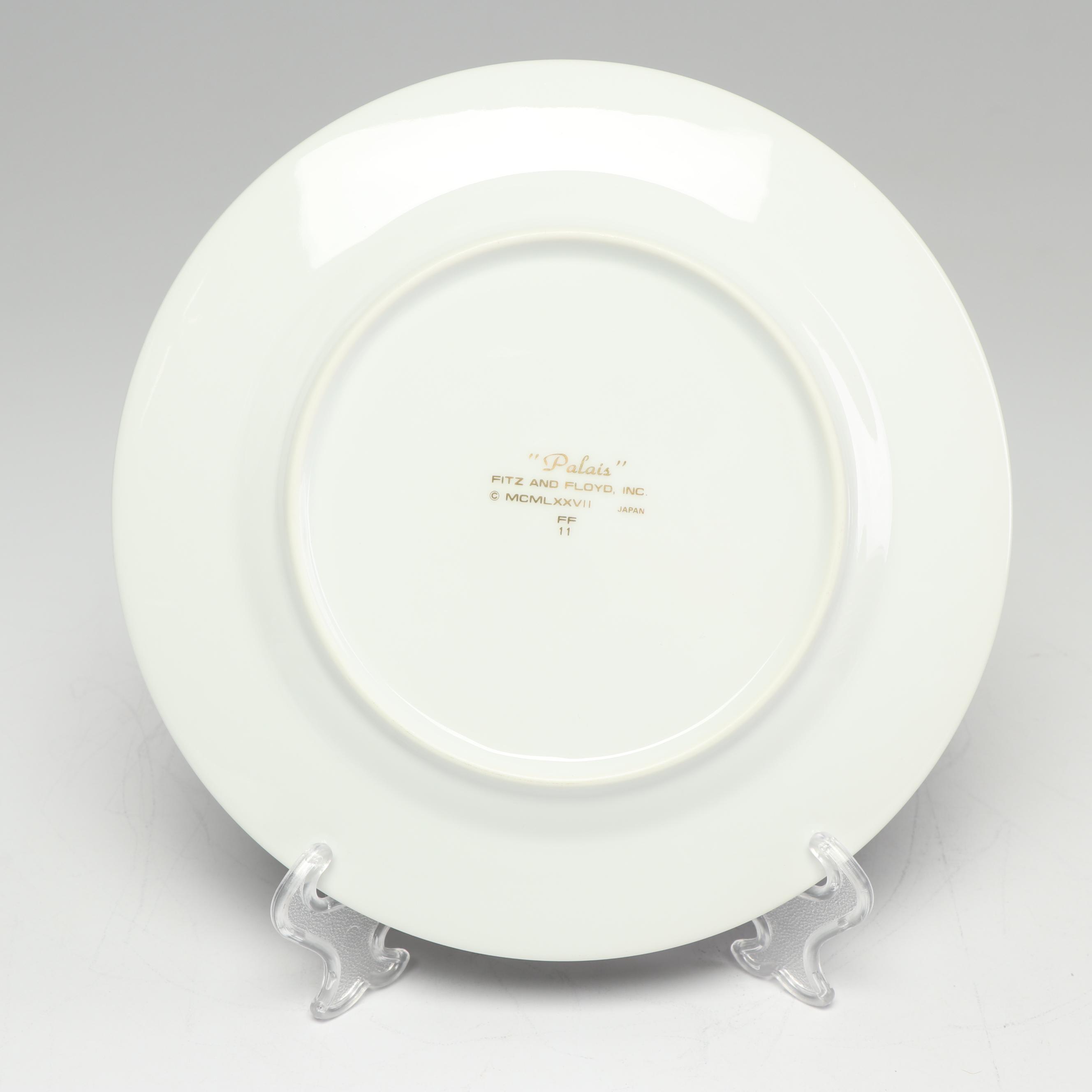 Fitz and Floyd "Palais" White Dinnerware, 1997