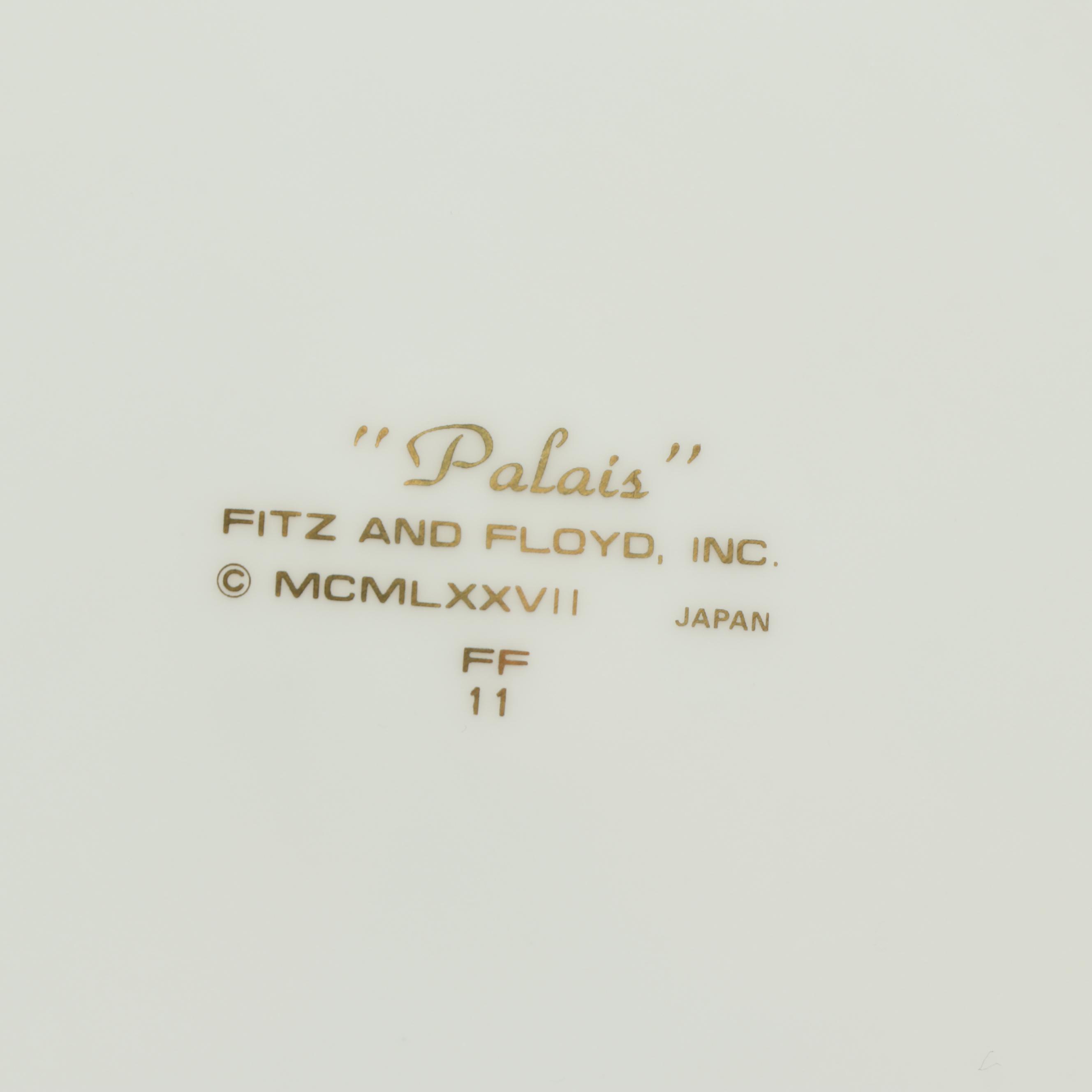Fitz and Floyd "Palais" White Dinnerware, 1997