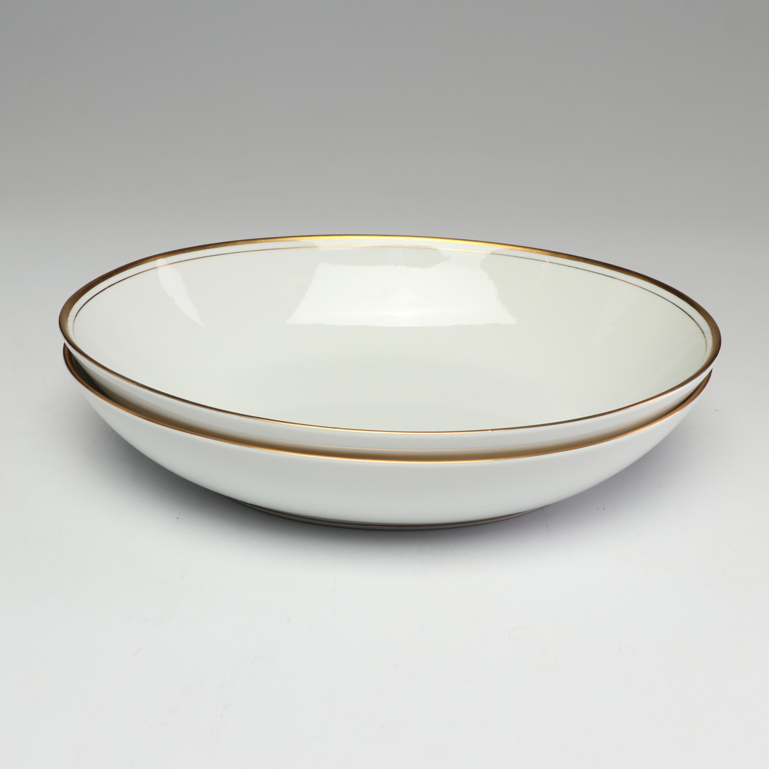 Fitz and Floyd "Palais" White Dinnerware, 1997