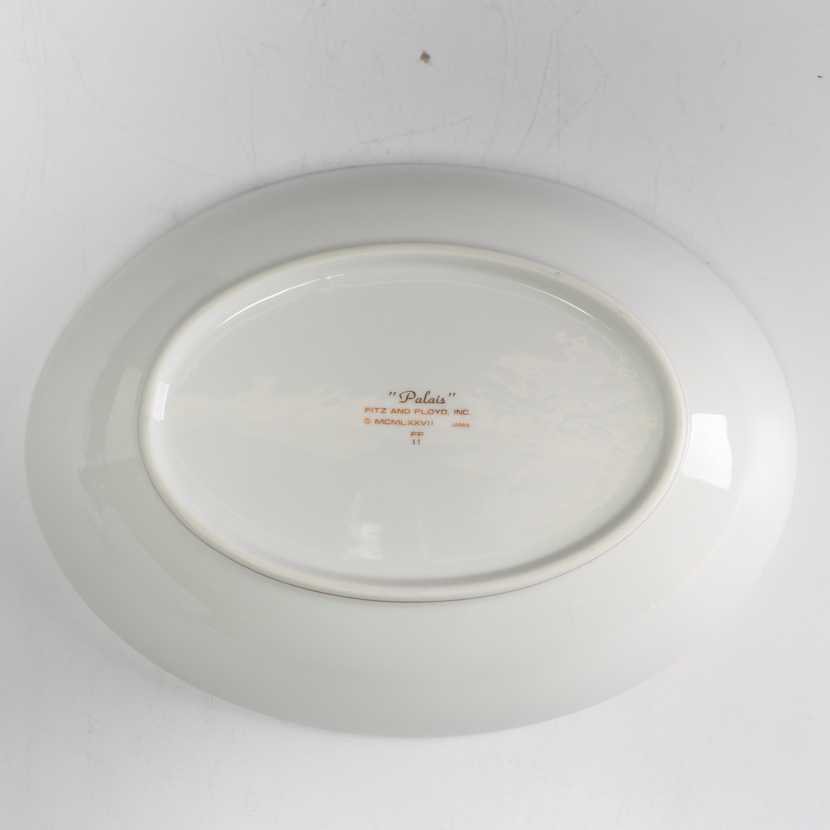 Fitz and Floyd "Palais" White Dinnerware, 1997