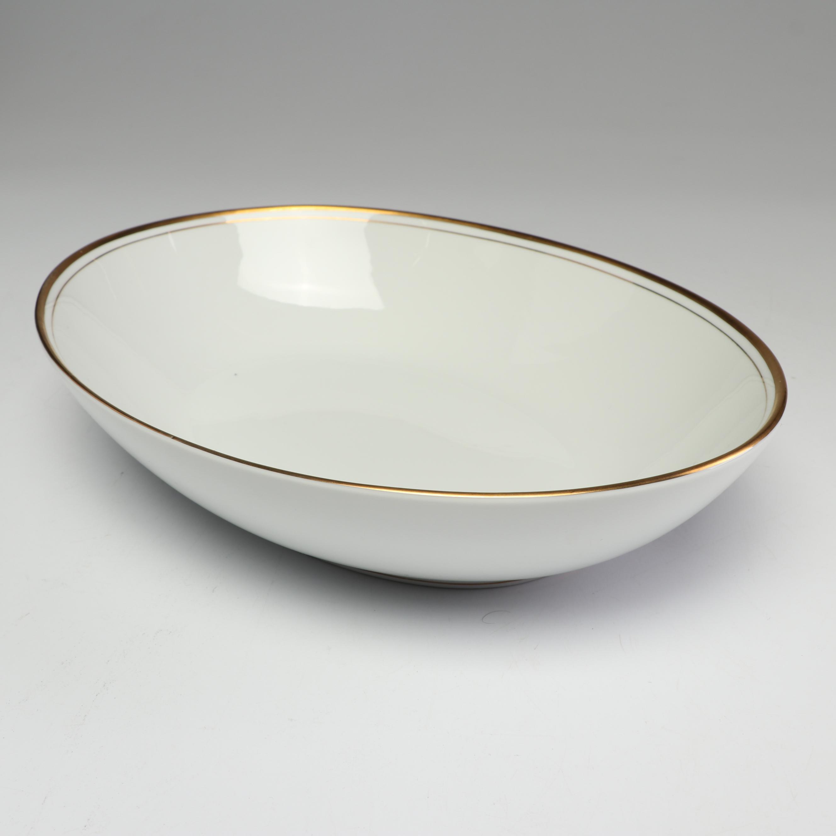 Fitz and Floyd "Palais" White Dinnerware, 1997
