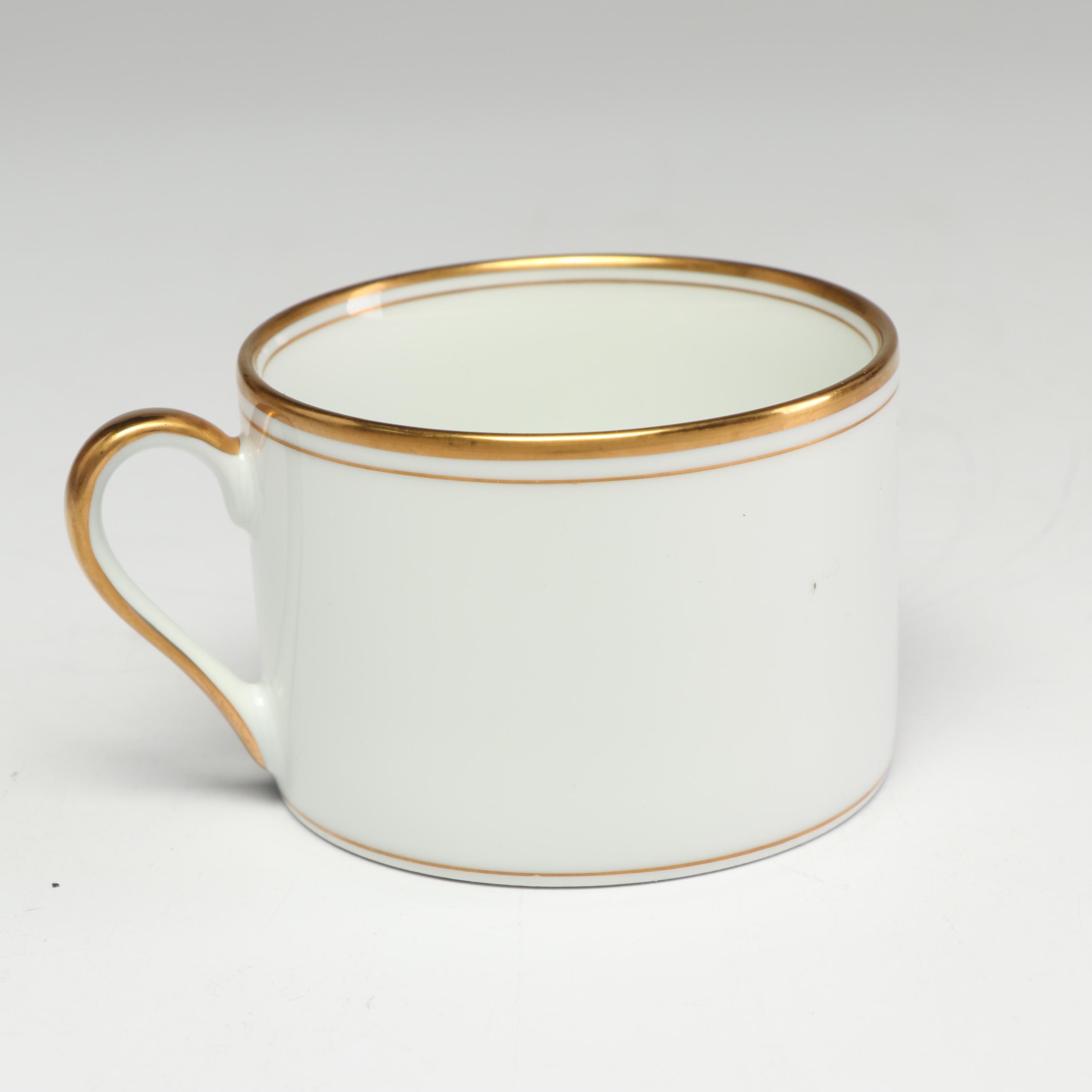 Fitz and Floyd "Palais" White Dinnerware, 1997