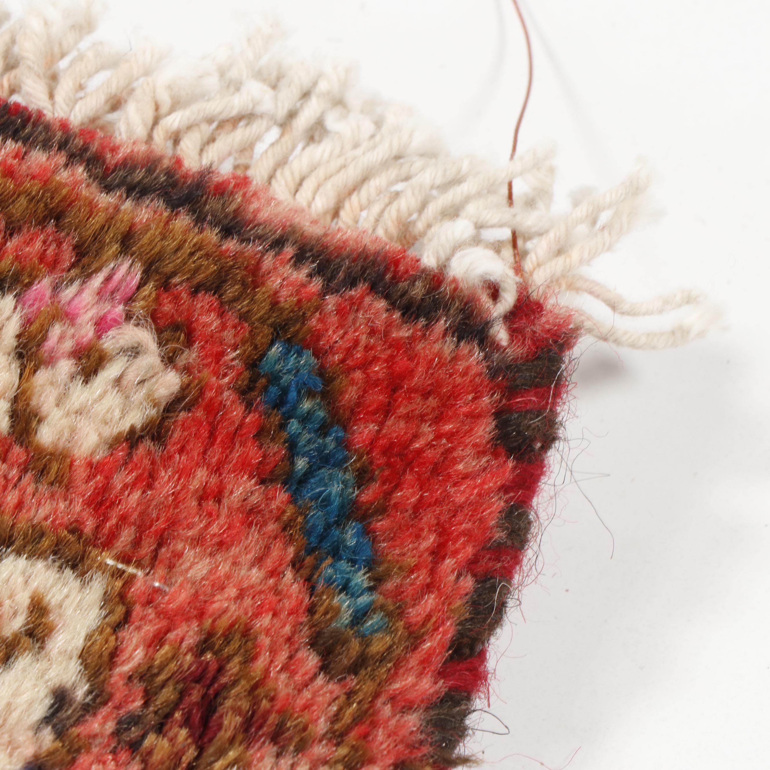 Hand-Knotted Persian Darajezine Wool Rug