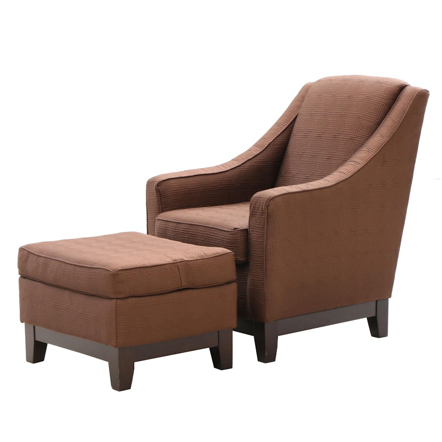Modernist Arm Chair and Ottoman by Best Chairs, 2010's