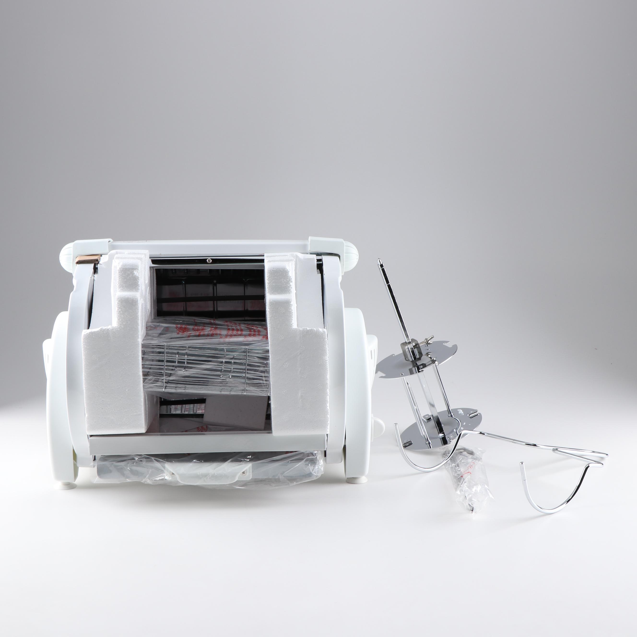 George Foreman Indoor Family Grill and Baby George Rotisserie