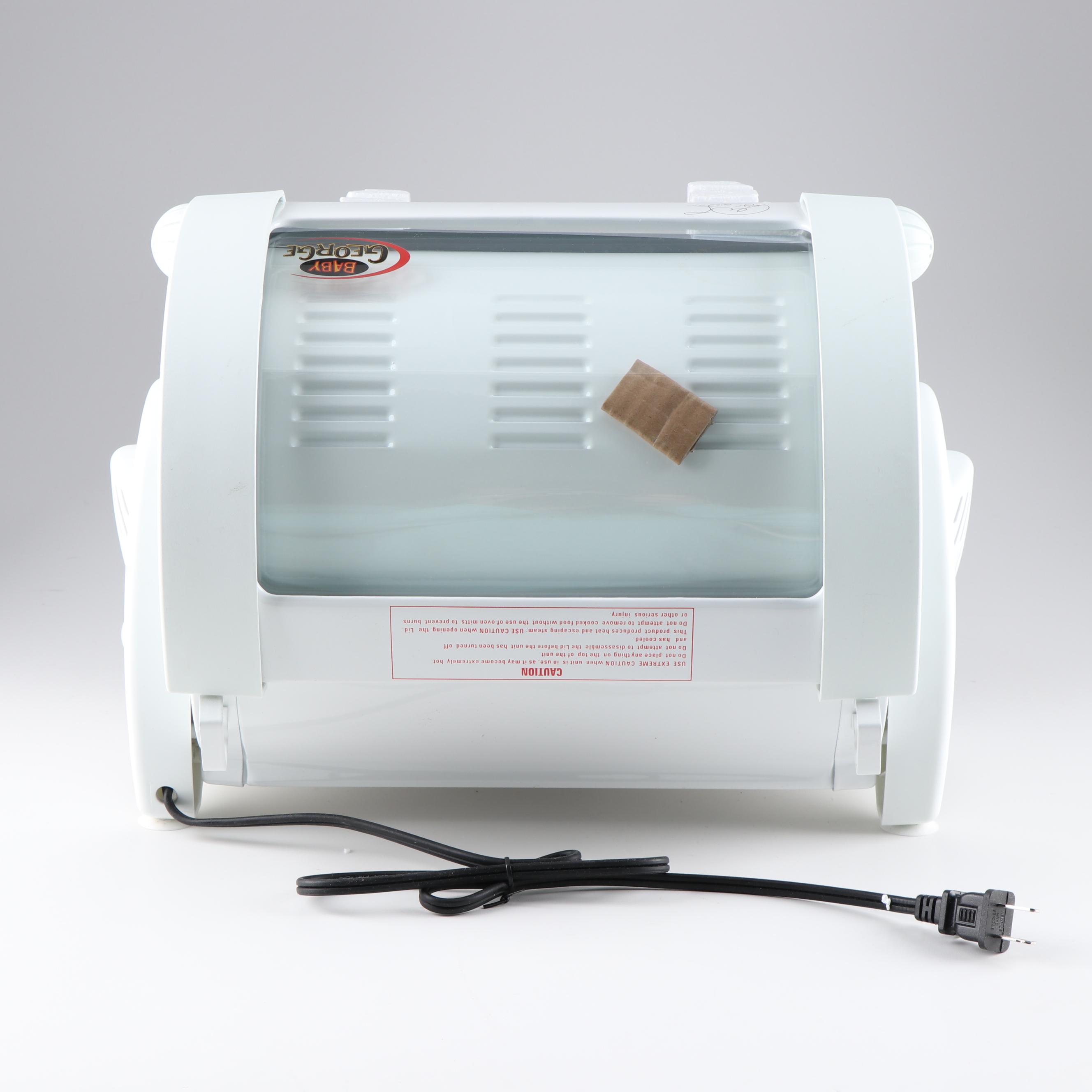 George Foreman Indoor Family Grill and Baby George Rotisserie