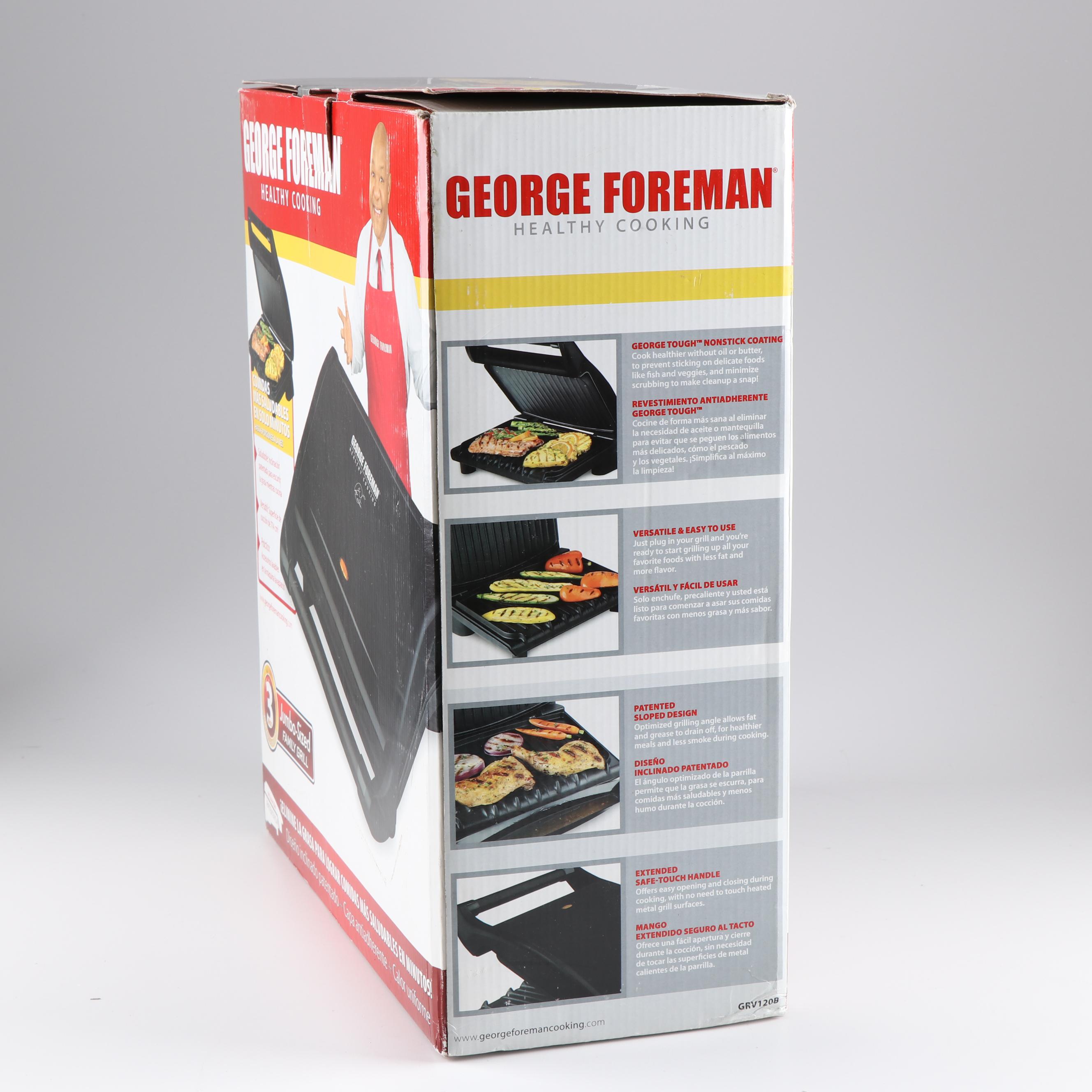 George Foreman Indoor Family Grill and Baby George Rotisserie