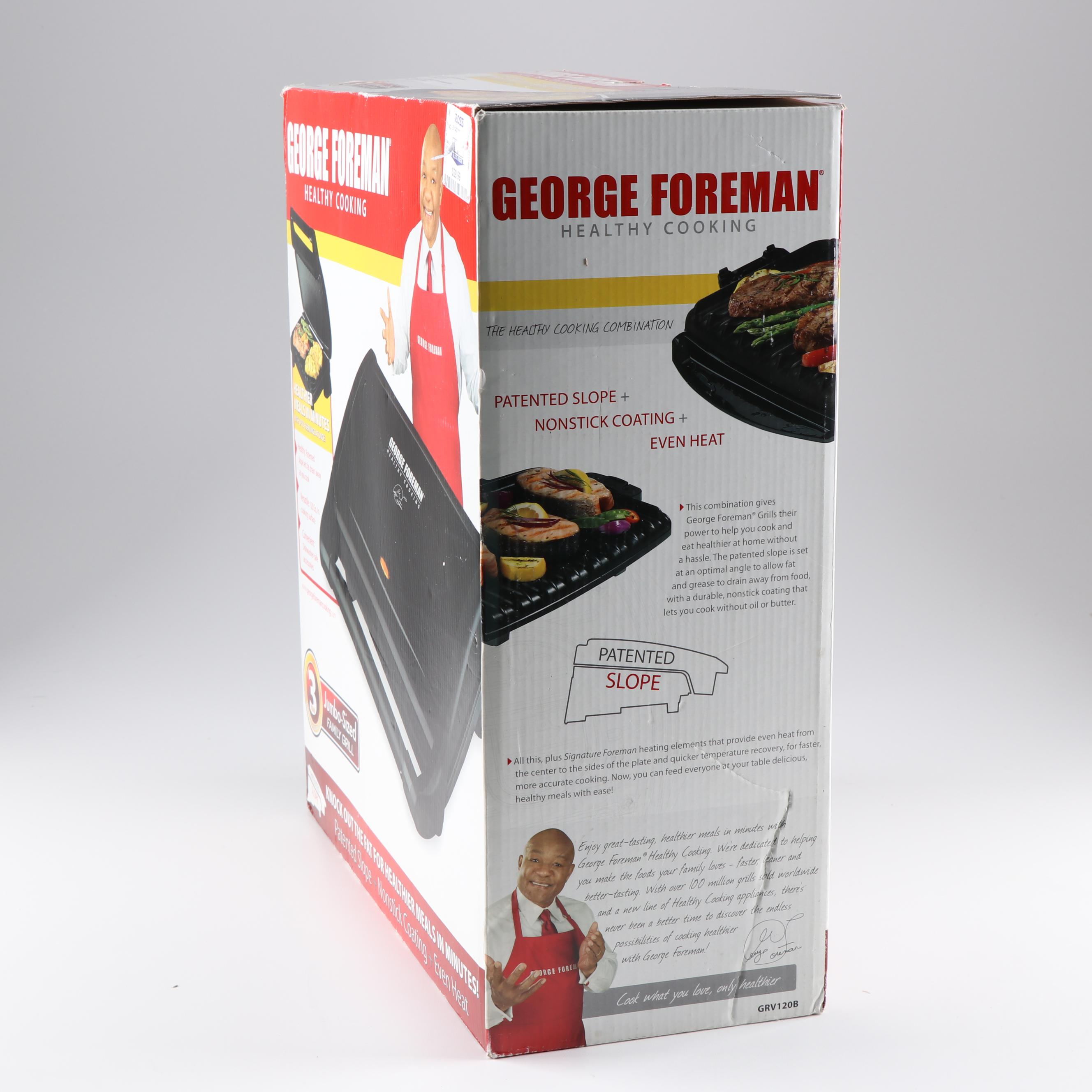 George Foreman Indoor Family Grill and Baby George Rotisserie
