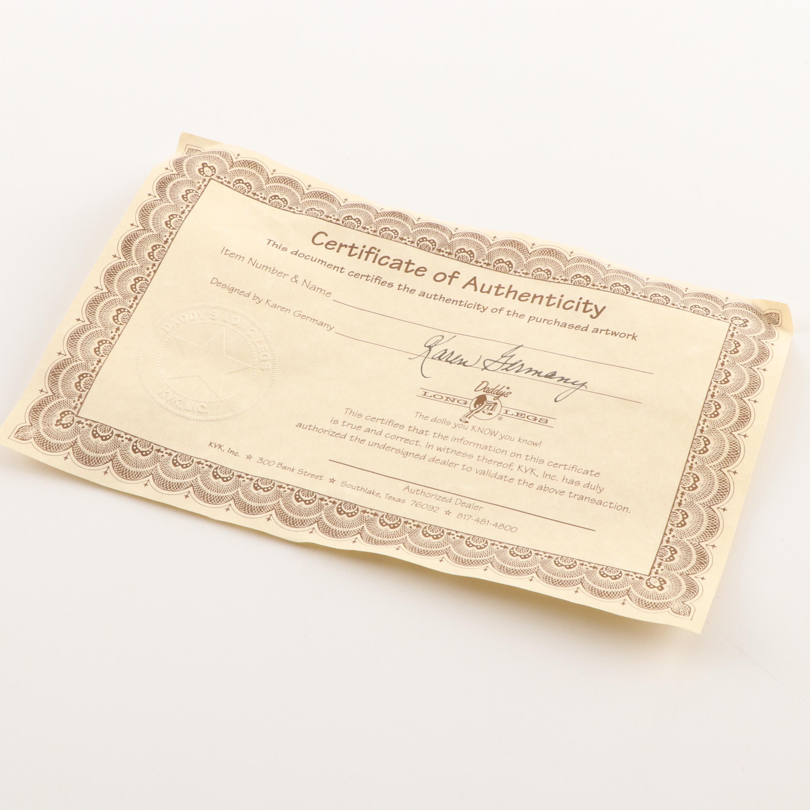 Daddy's Long Legs "Bingo" Doll by Karen Germany