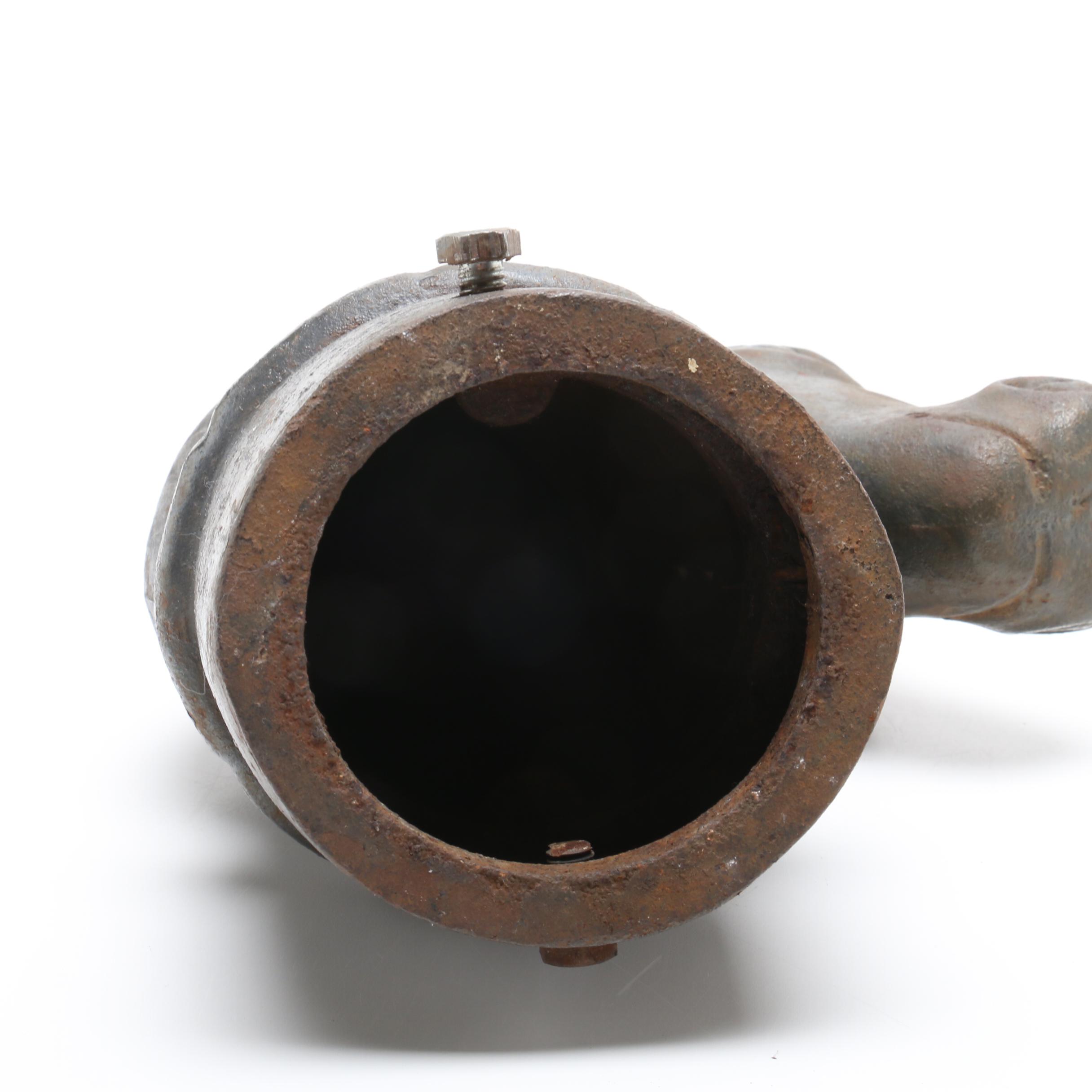 Cast Metal Figural Horse Hitching Post Top