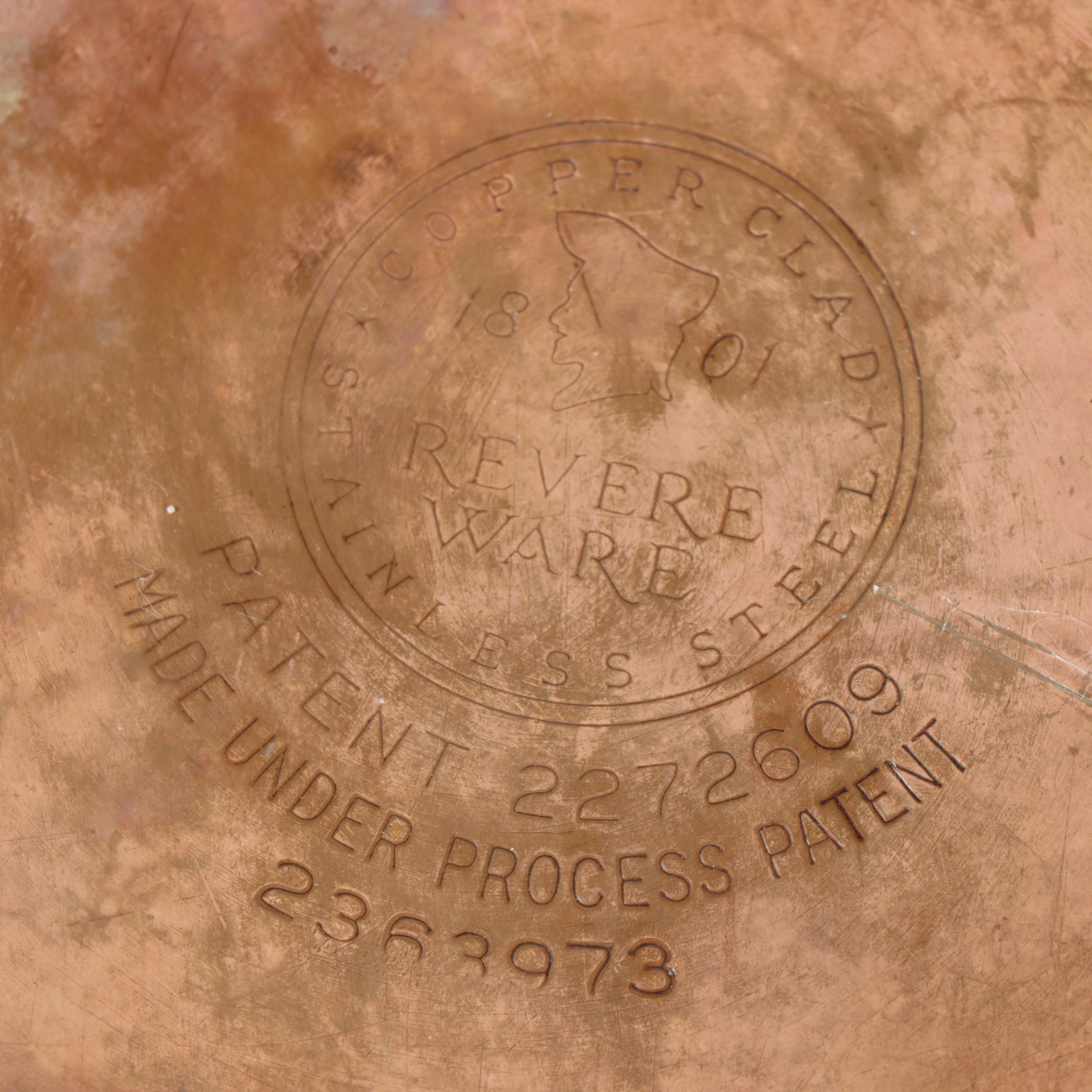 Collection of Revere Ware Pots and Pans