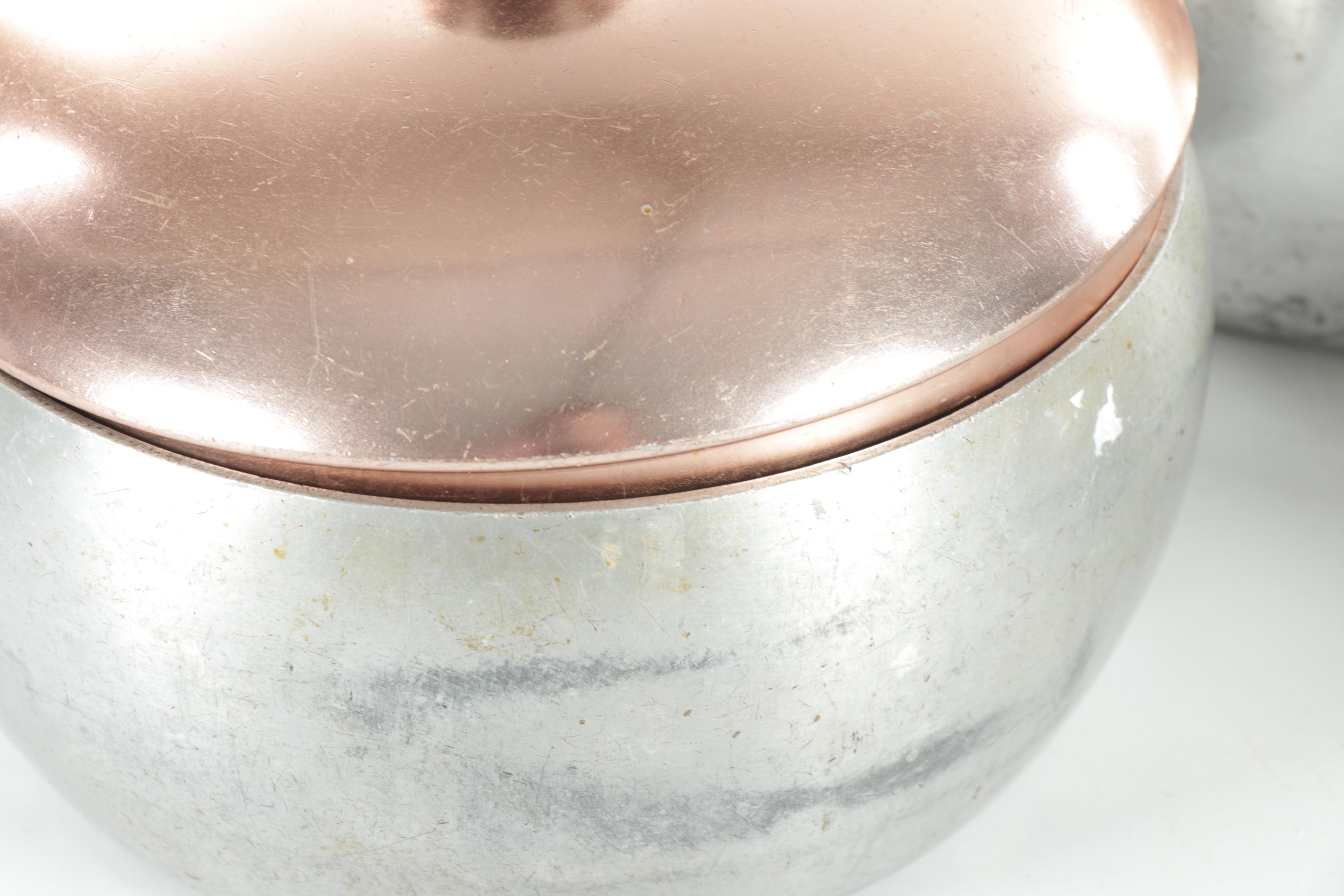 Collection of Revere Ware Pots and Pans