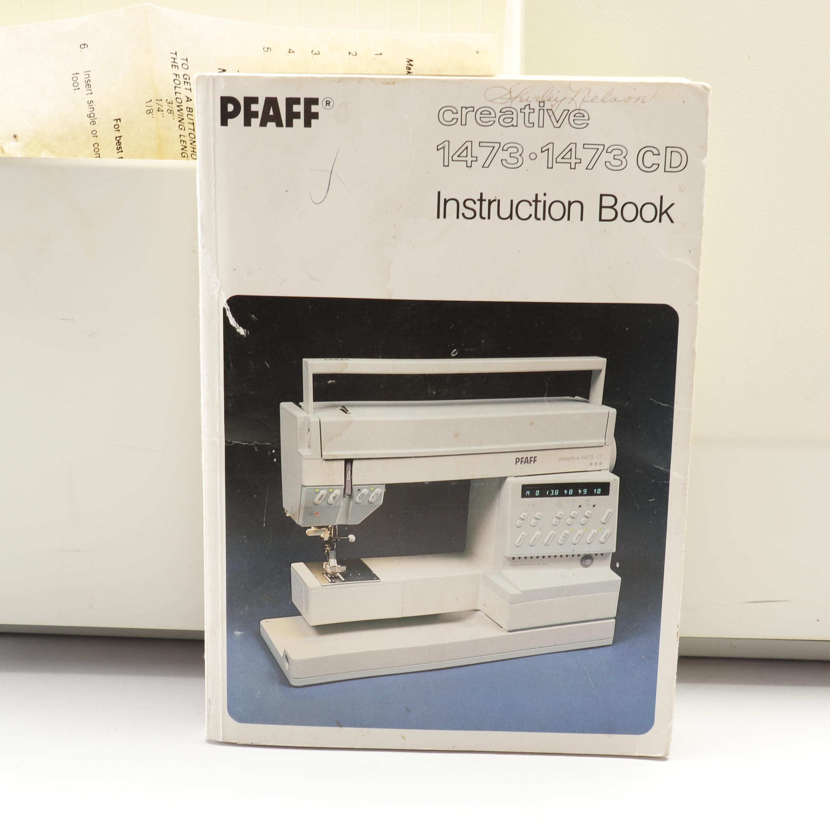 PFAFF Creative 1473 CD Sewing Machine