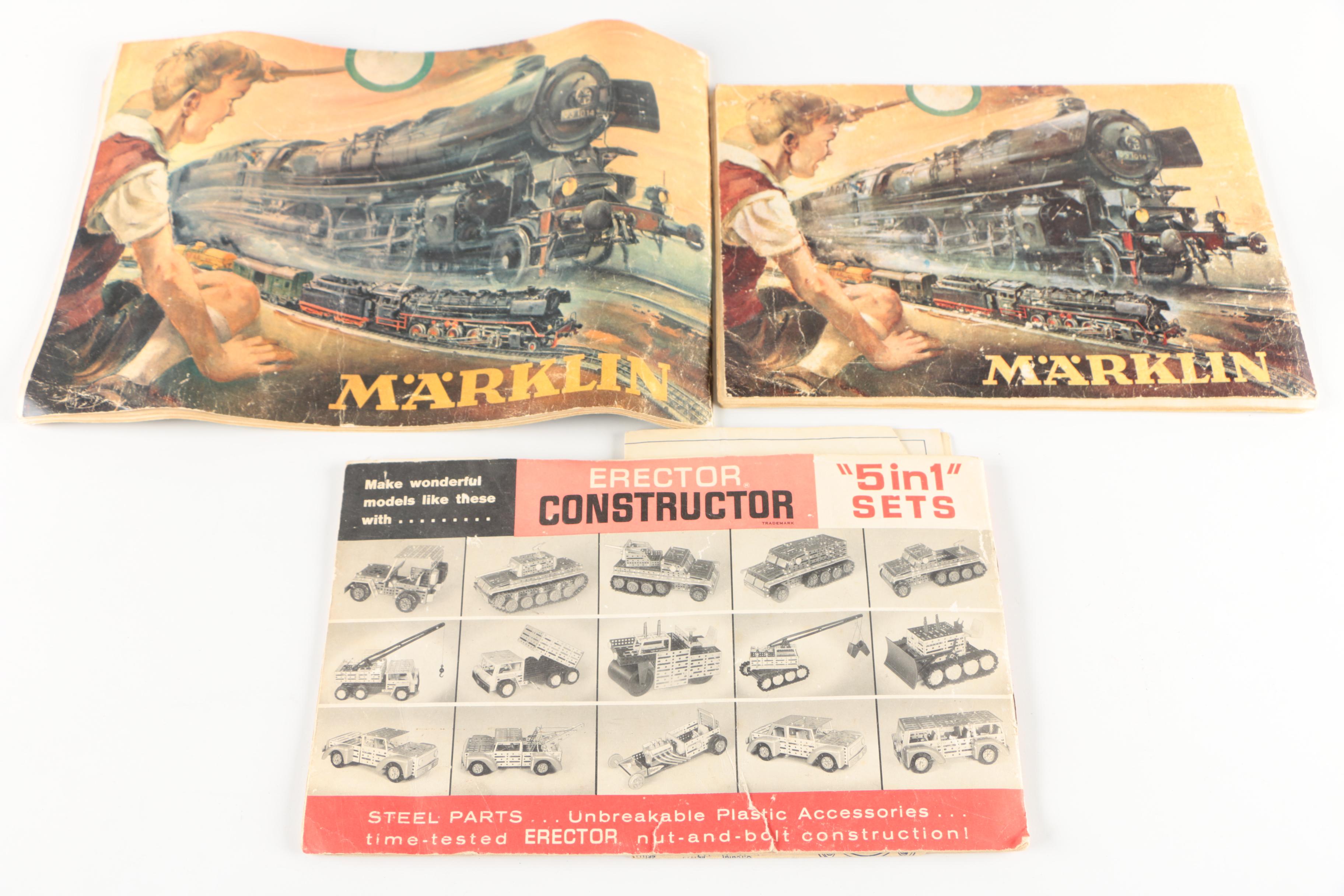 Marklin and Gilbert Erector Toys