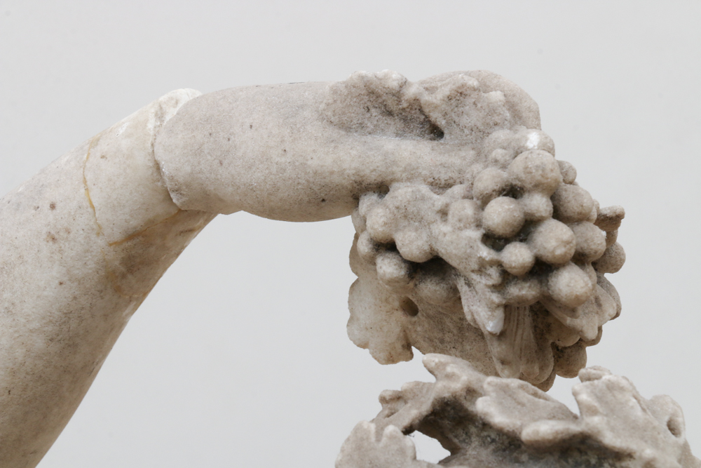 19th Century Marble Sculpture of Classical Figure on Pedestal