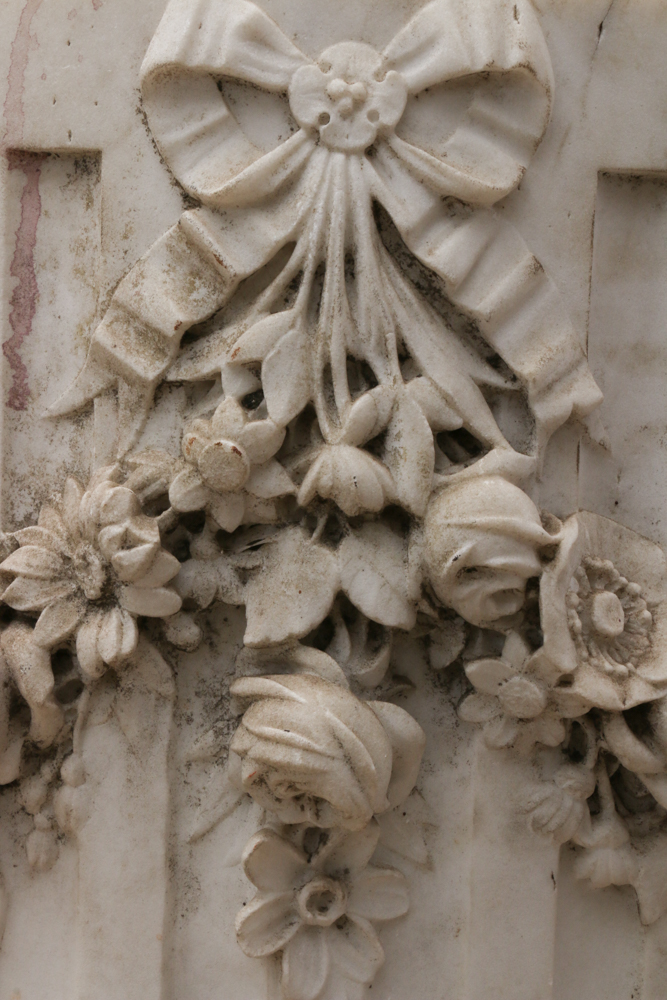 19th Century Marble Sculpture of Classical Figure on Pedestal