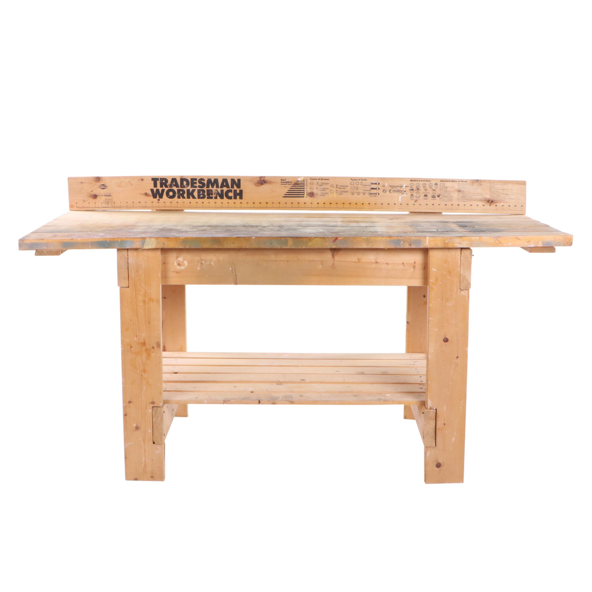 Tradesman Modern Pine Workbench