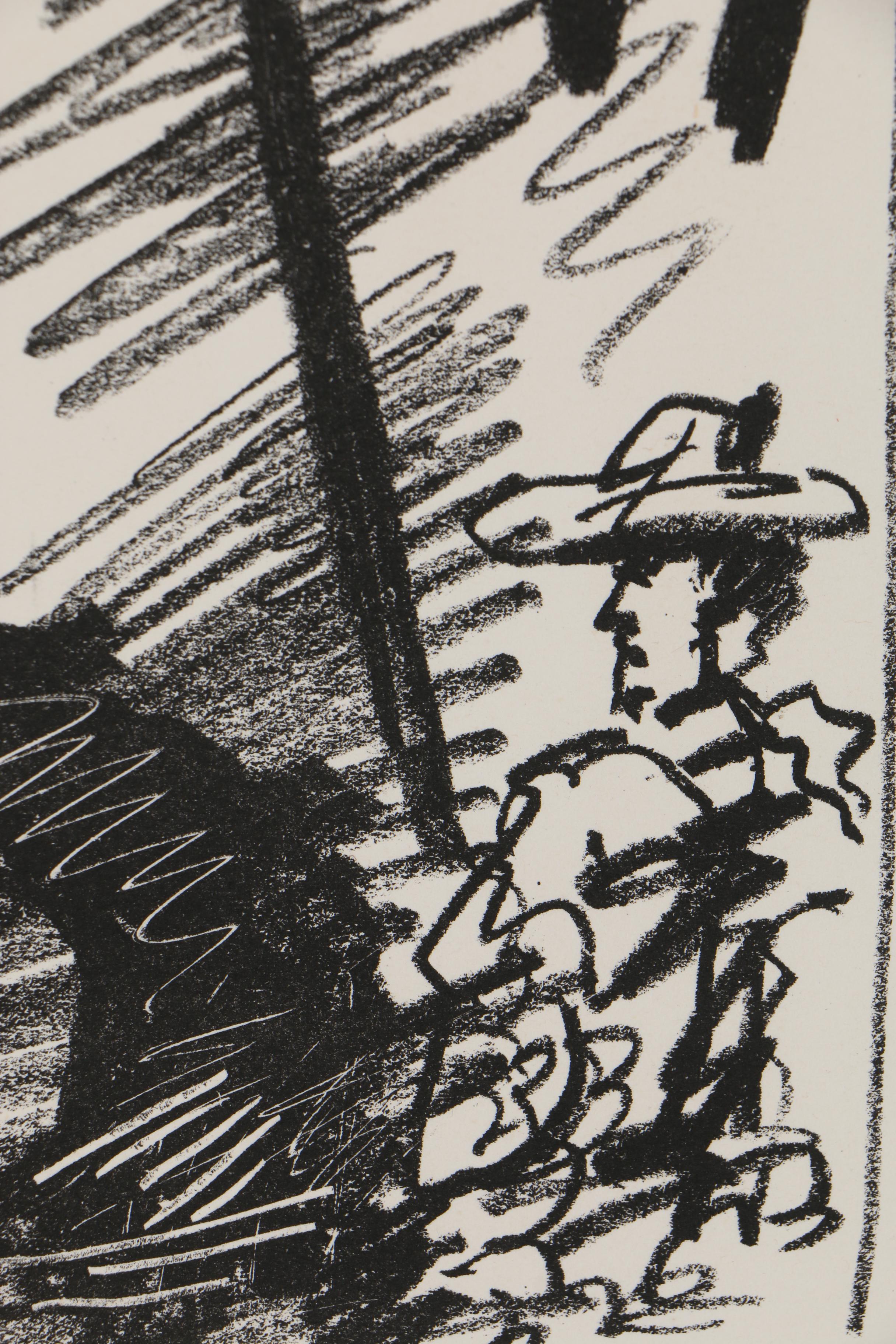 Pablo Picasso 1961 Lithograph "Jeu de la Cape"