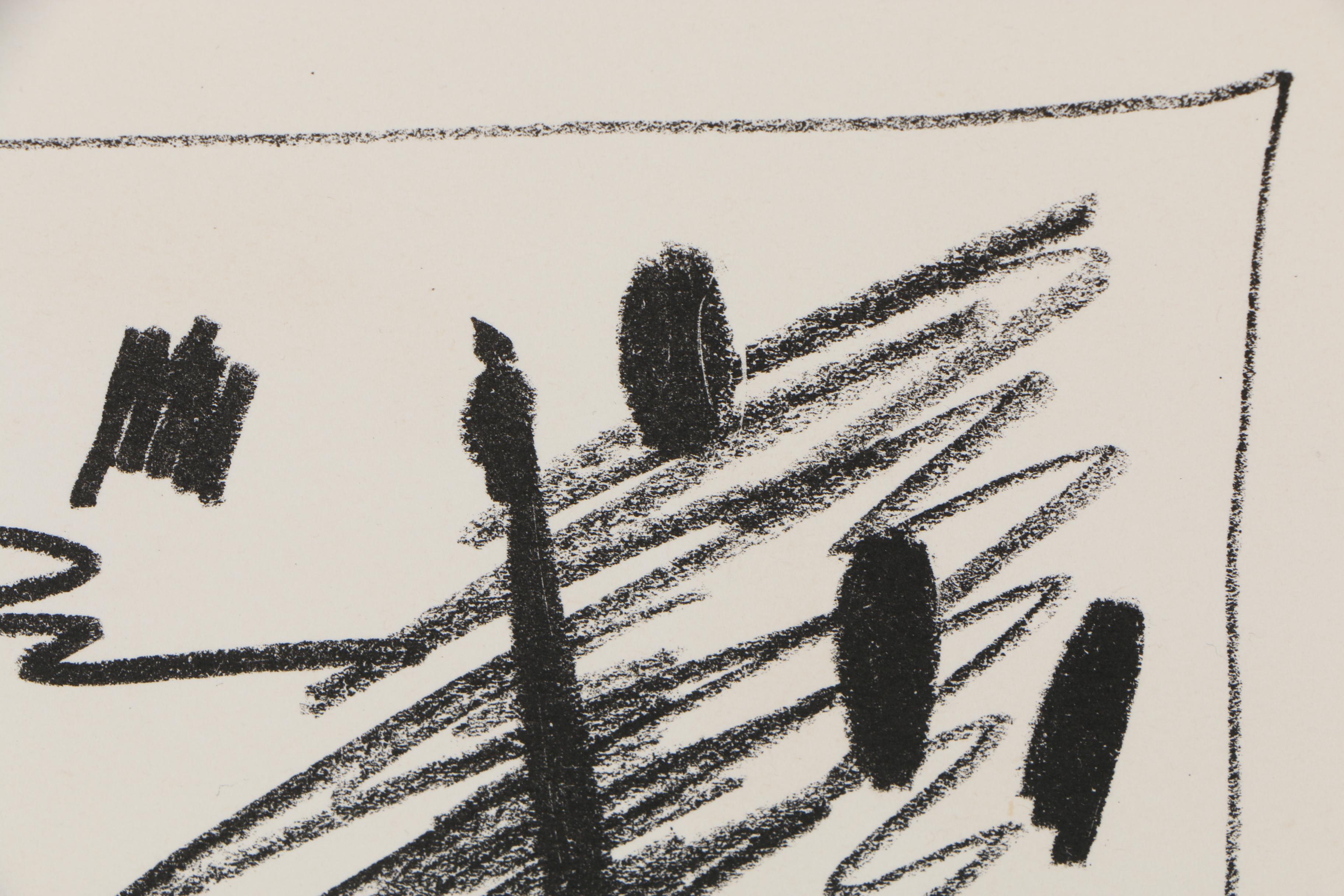 Pablo Picasso 1961 Lithograph "Jeu de la Cape"