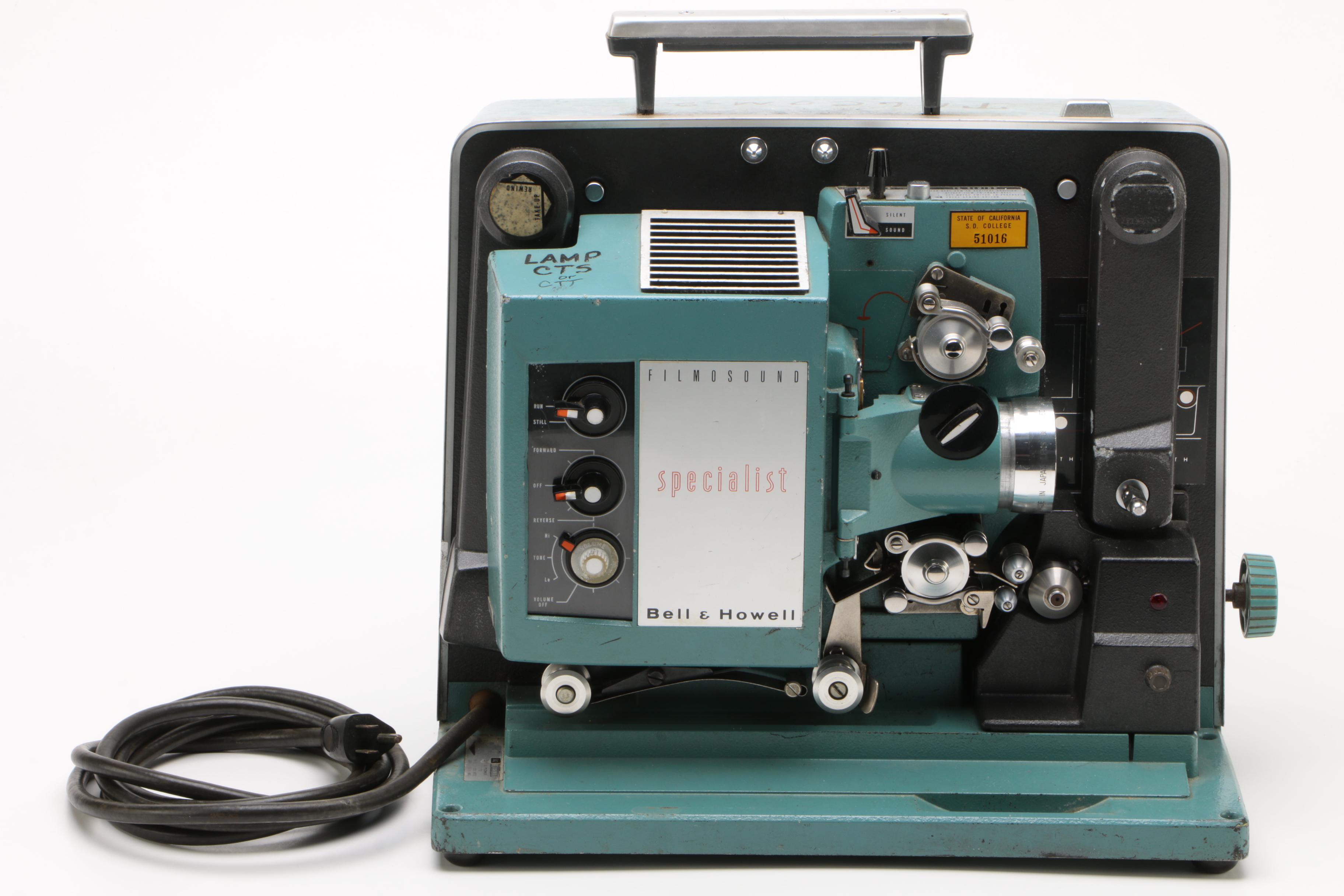Bell & Howell Filmosound Specialist 16mm Portable Projector, 1961-1964