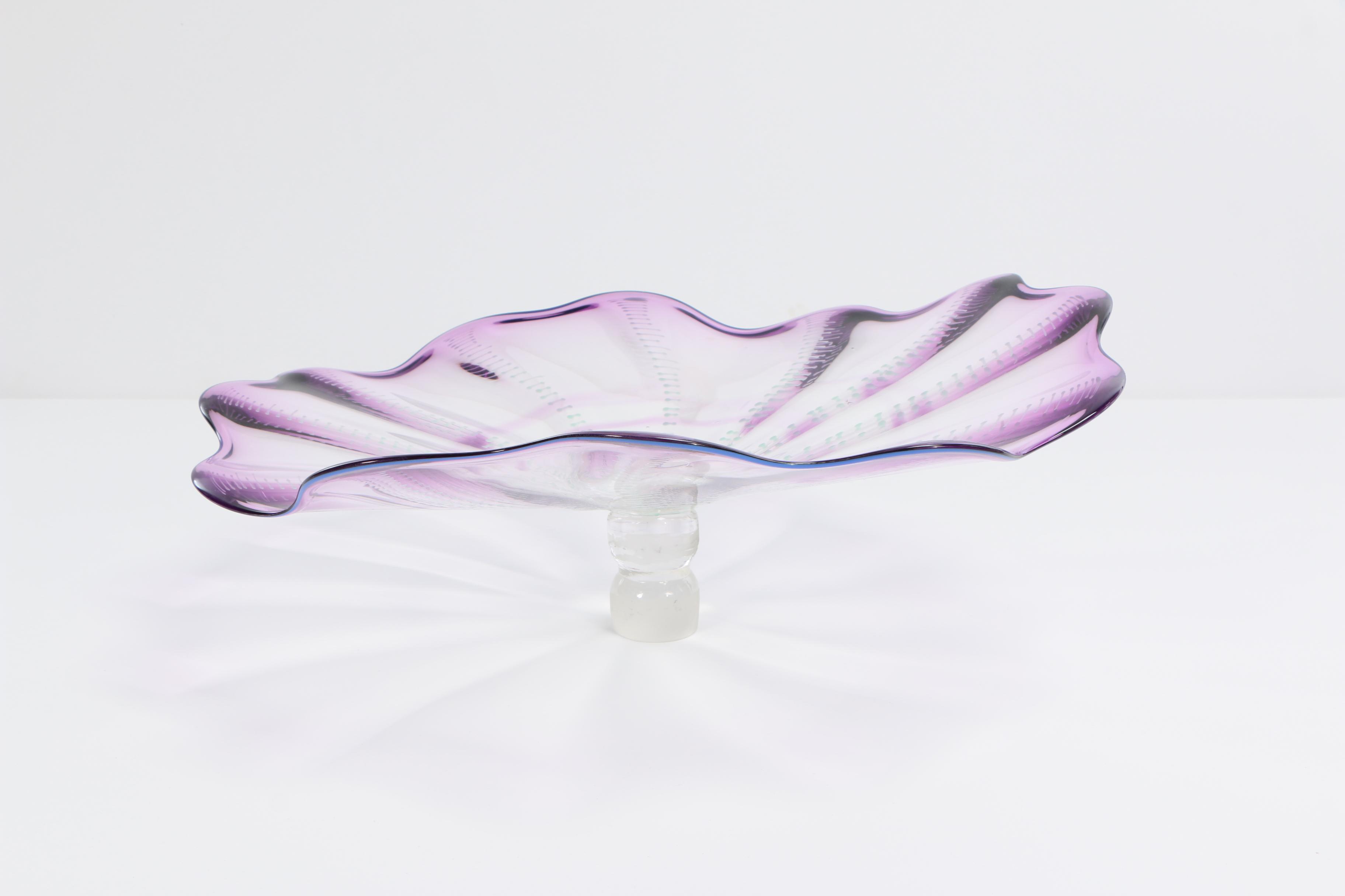 Andrew Madvin Axiom Glass Art Glass Botanical Wall Sculpture