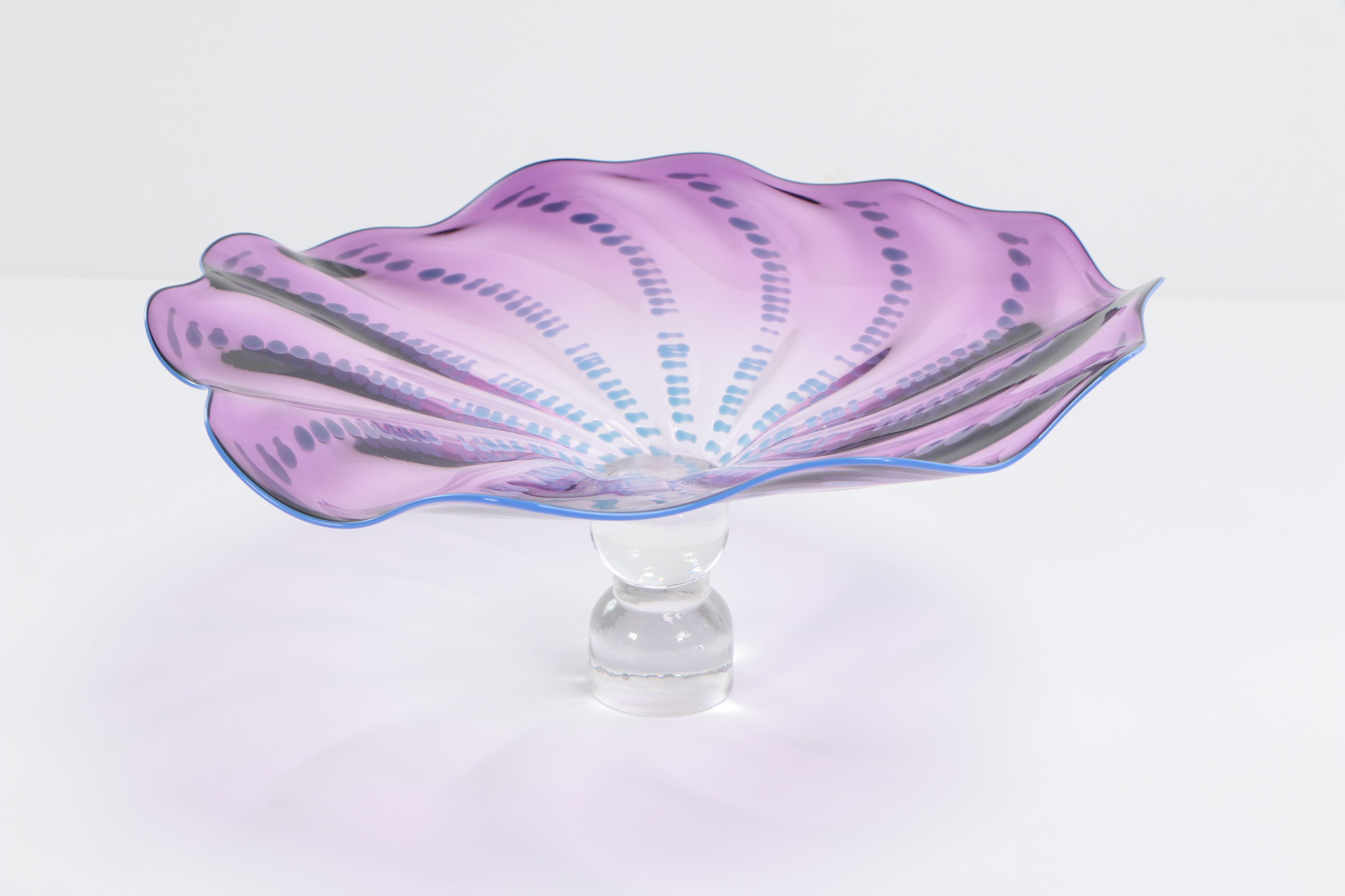 Andrew Madvin Axiom Glass Art Glass Botanical Wall Sculpture