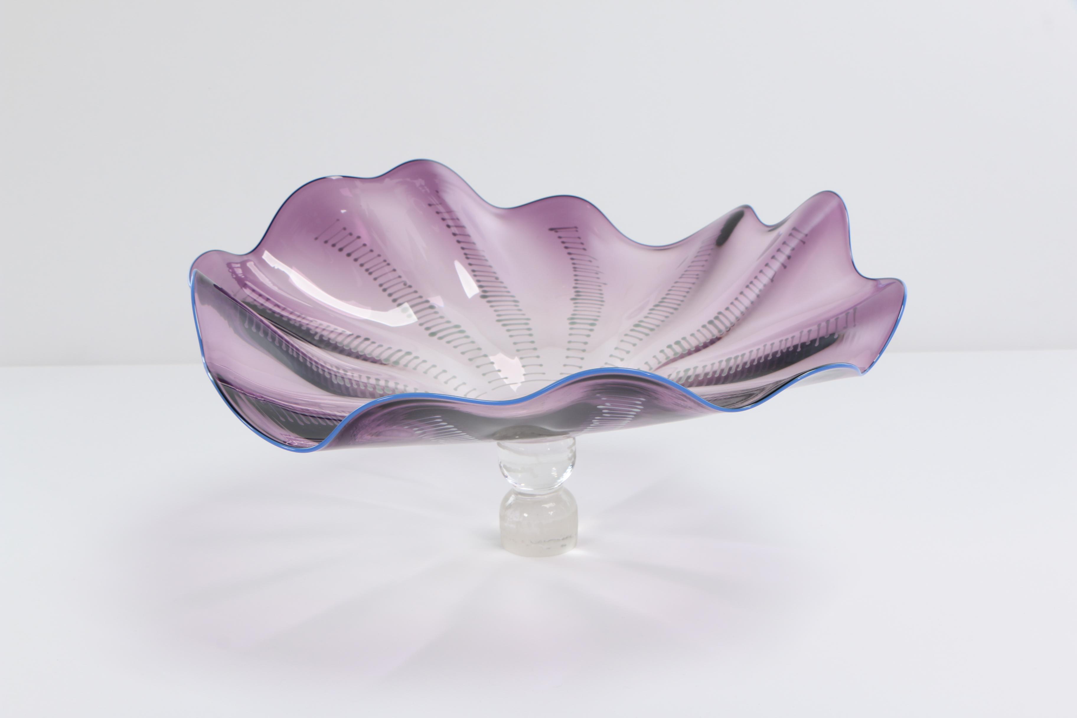 Andrew Madvin Axiom Glass Art Glass Botanical Wall Sculpture