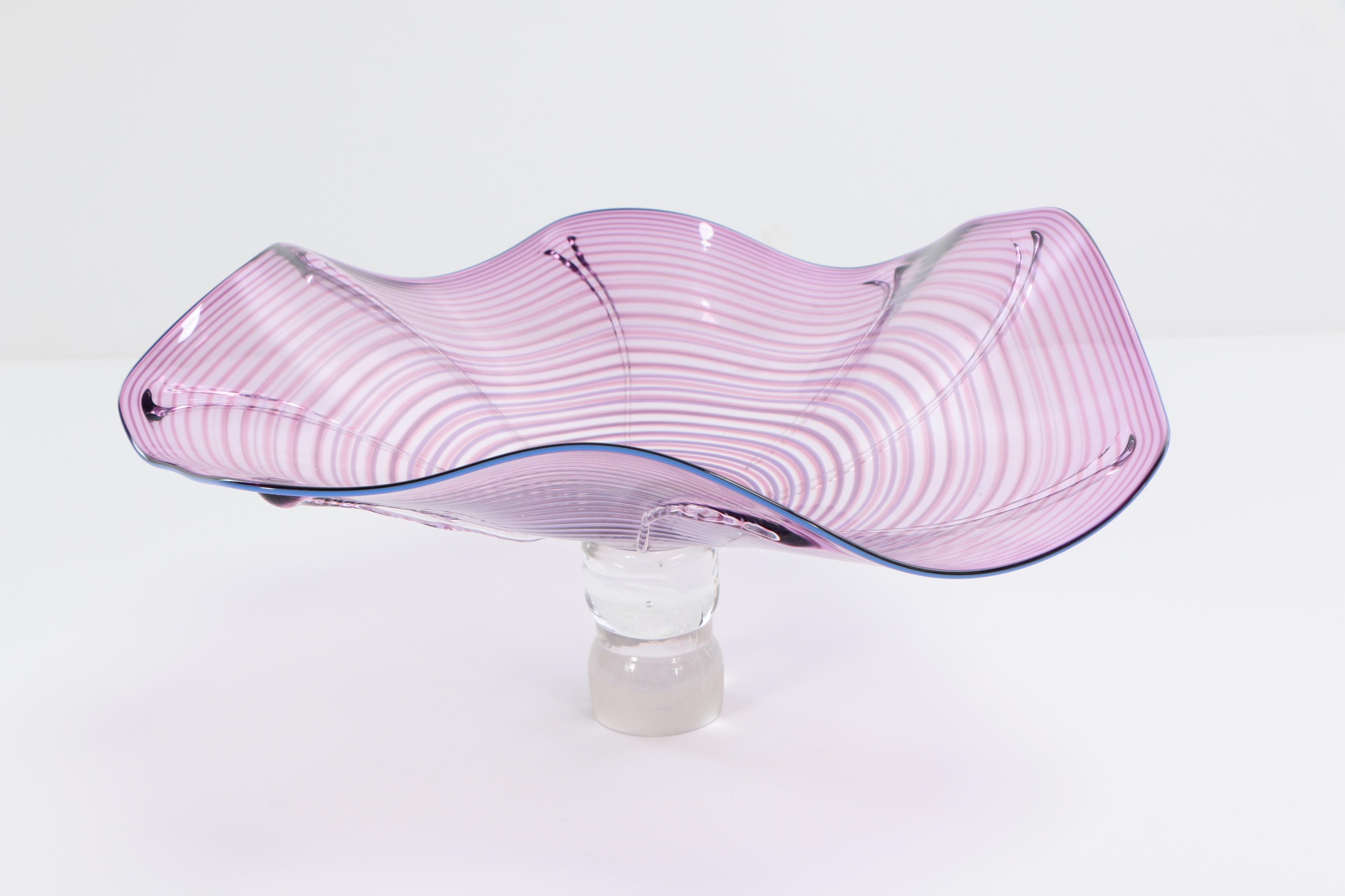 Andrew Madvin Axiom Glass Art Glass Botanical Wall Sculpture